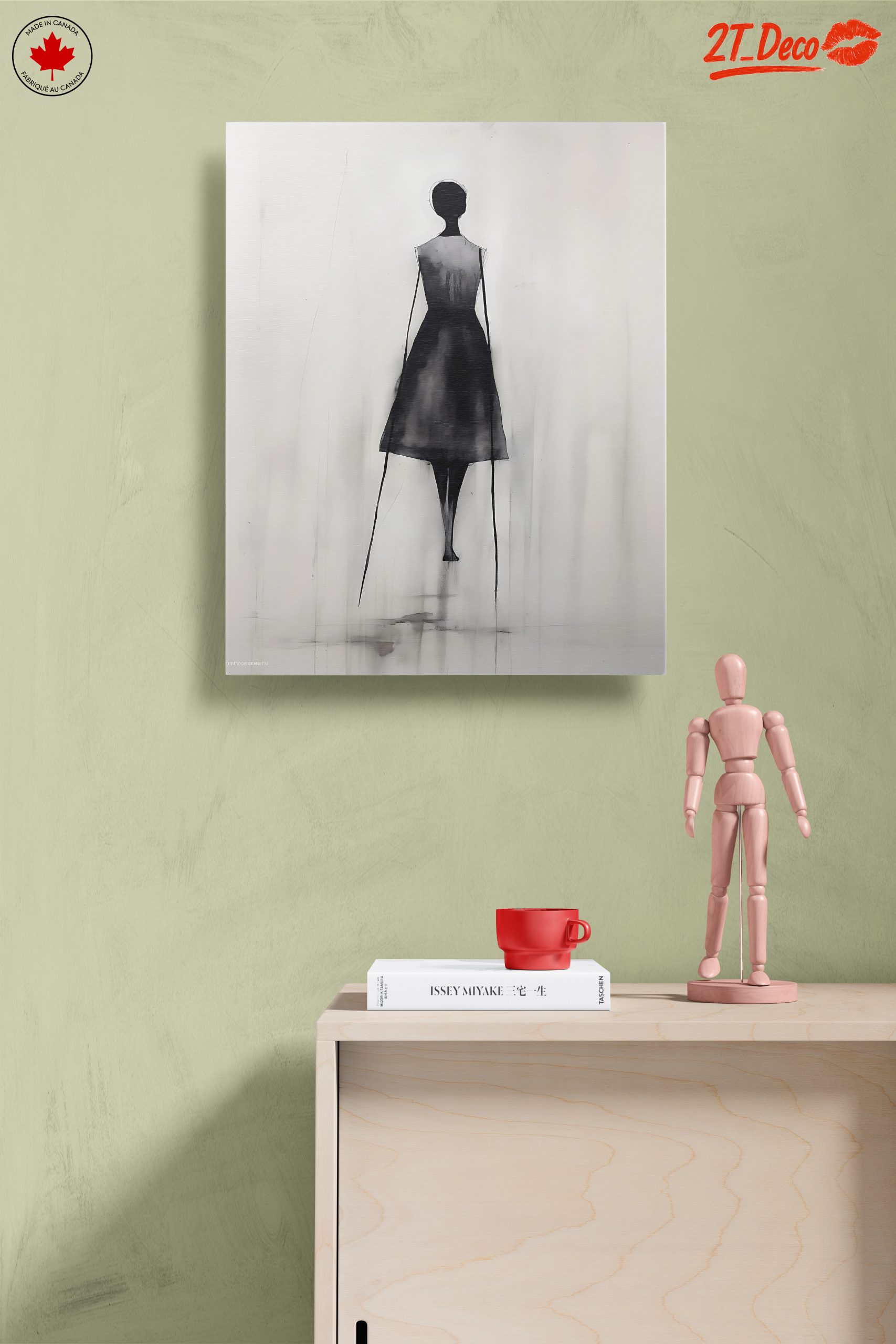Minimalist Contemporary Portrait in Black and White - Image 14
