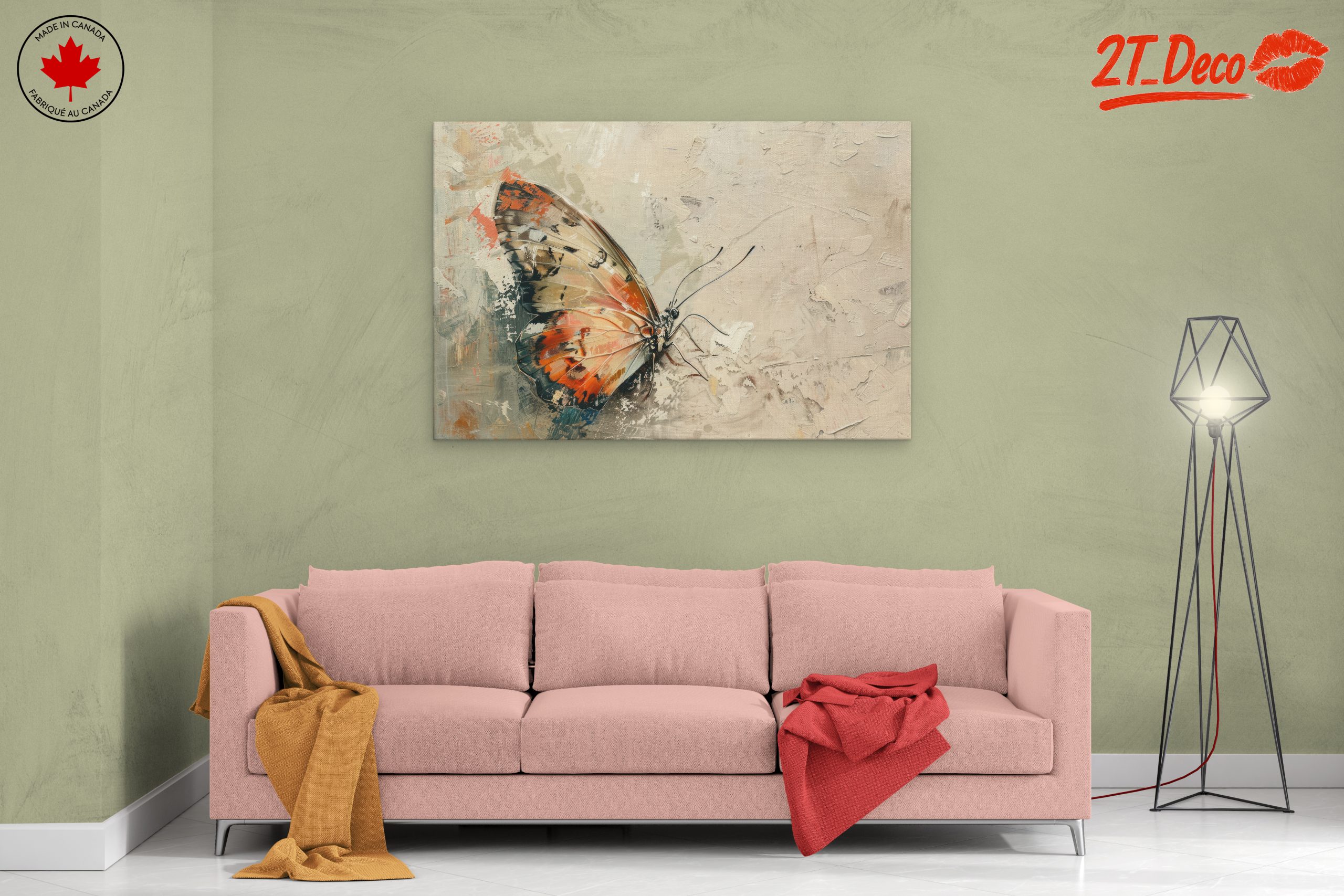 Colorful Butterfly Wall Art - Image 2
