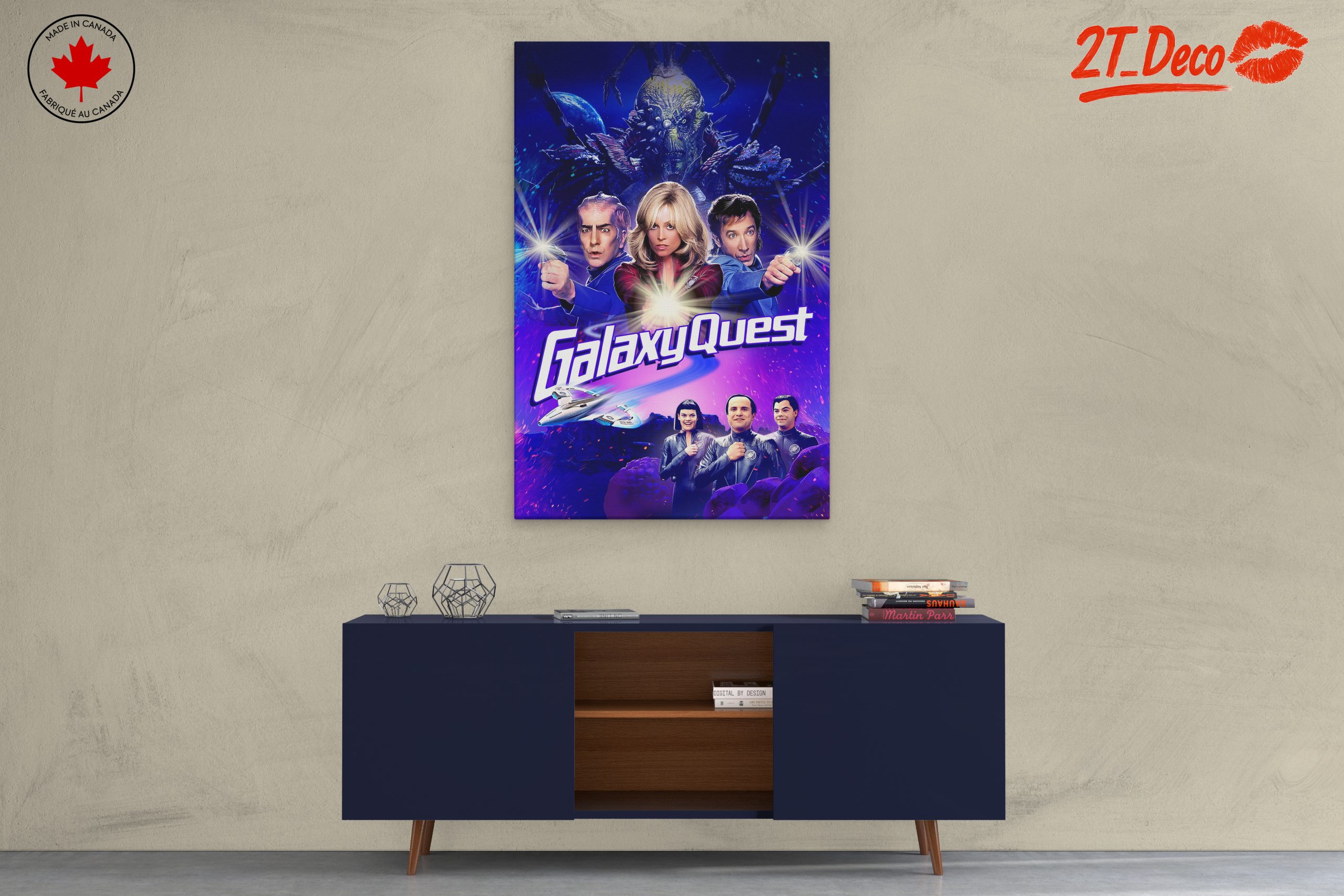 Dynamic Sci-Fi Artwork Featuring Classic Characters - Image 3
