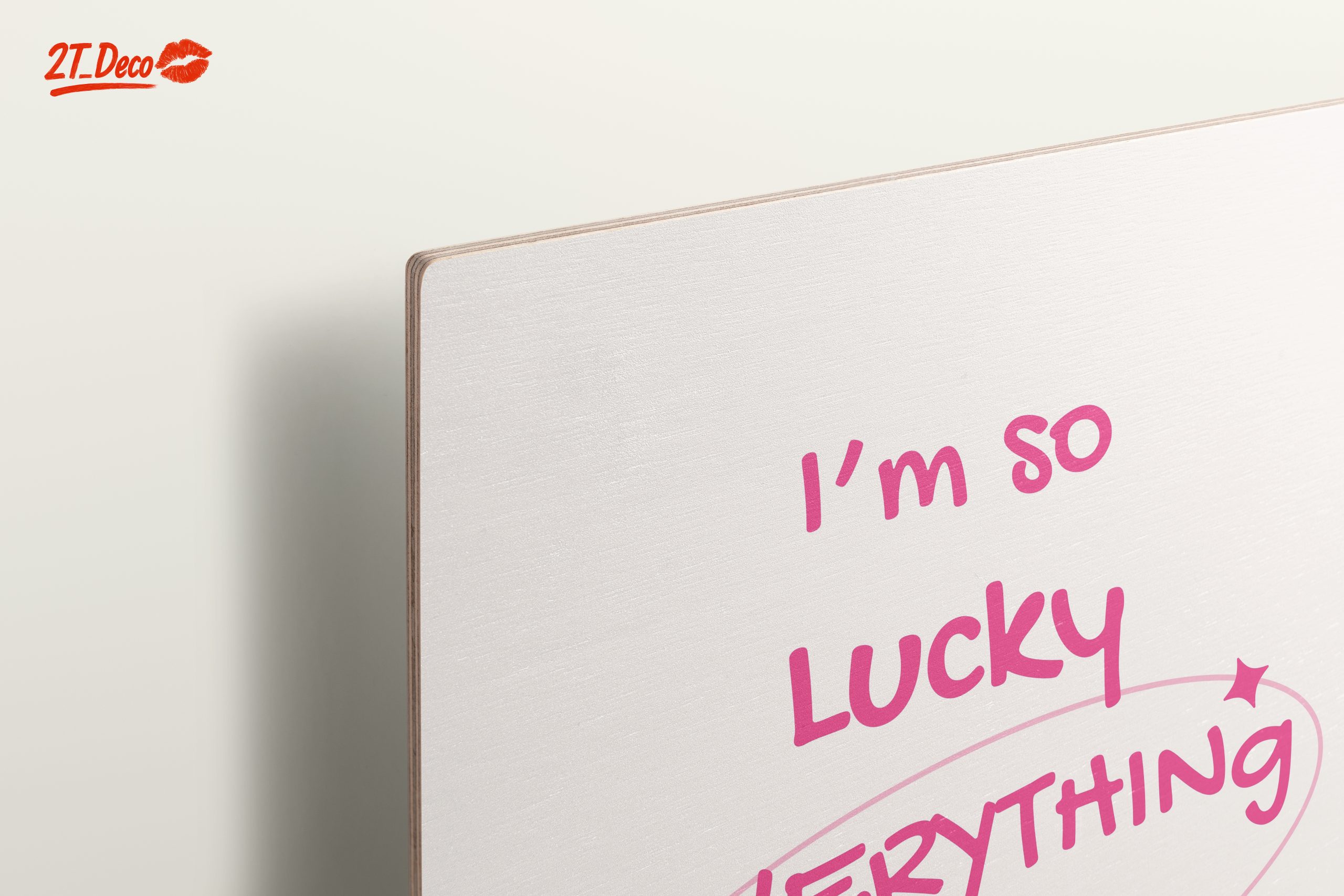 Lucky Inspirational Quote Artwork - Image 15