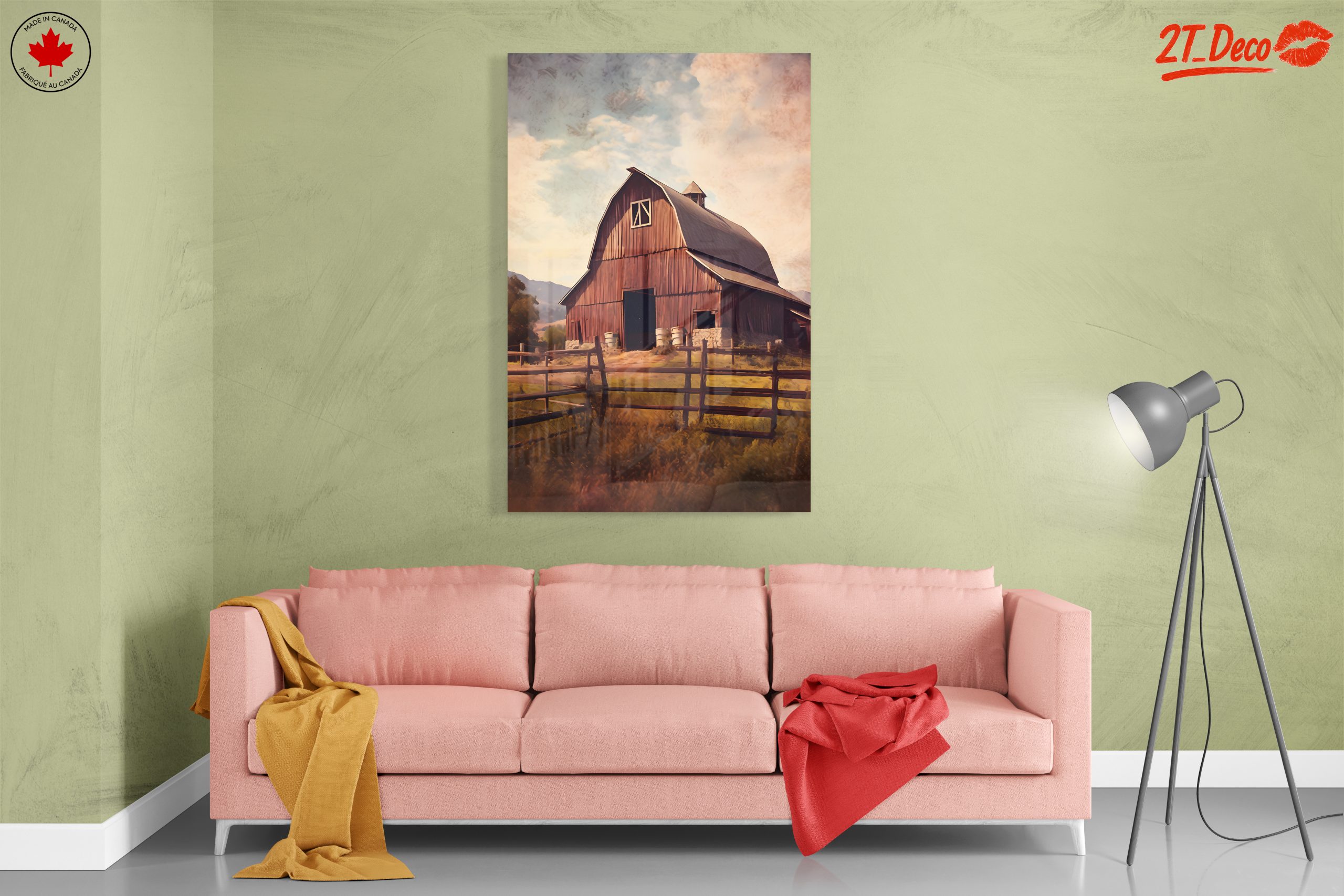 Rustic Barn in Serene Landscape - Image 7
