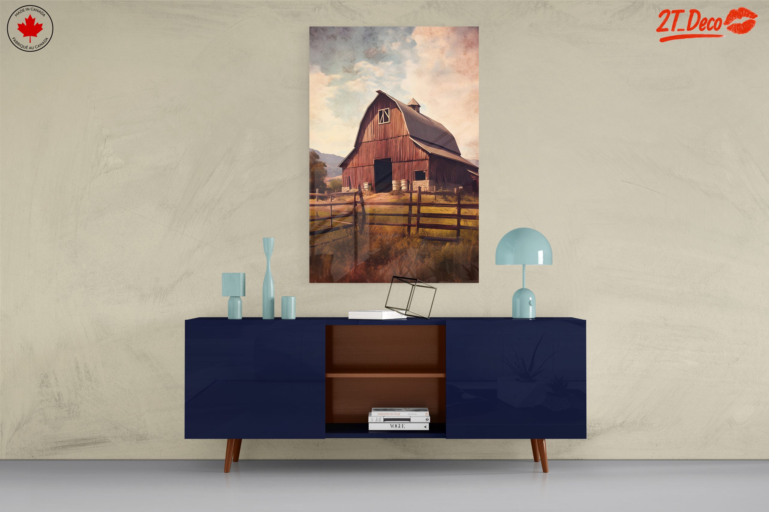 Rustic Barn in Serene Landscape - Image 8