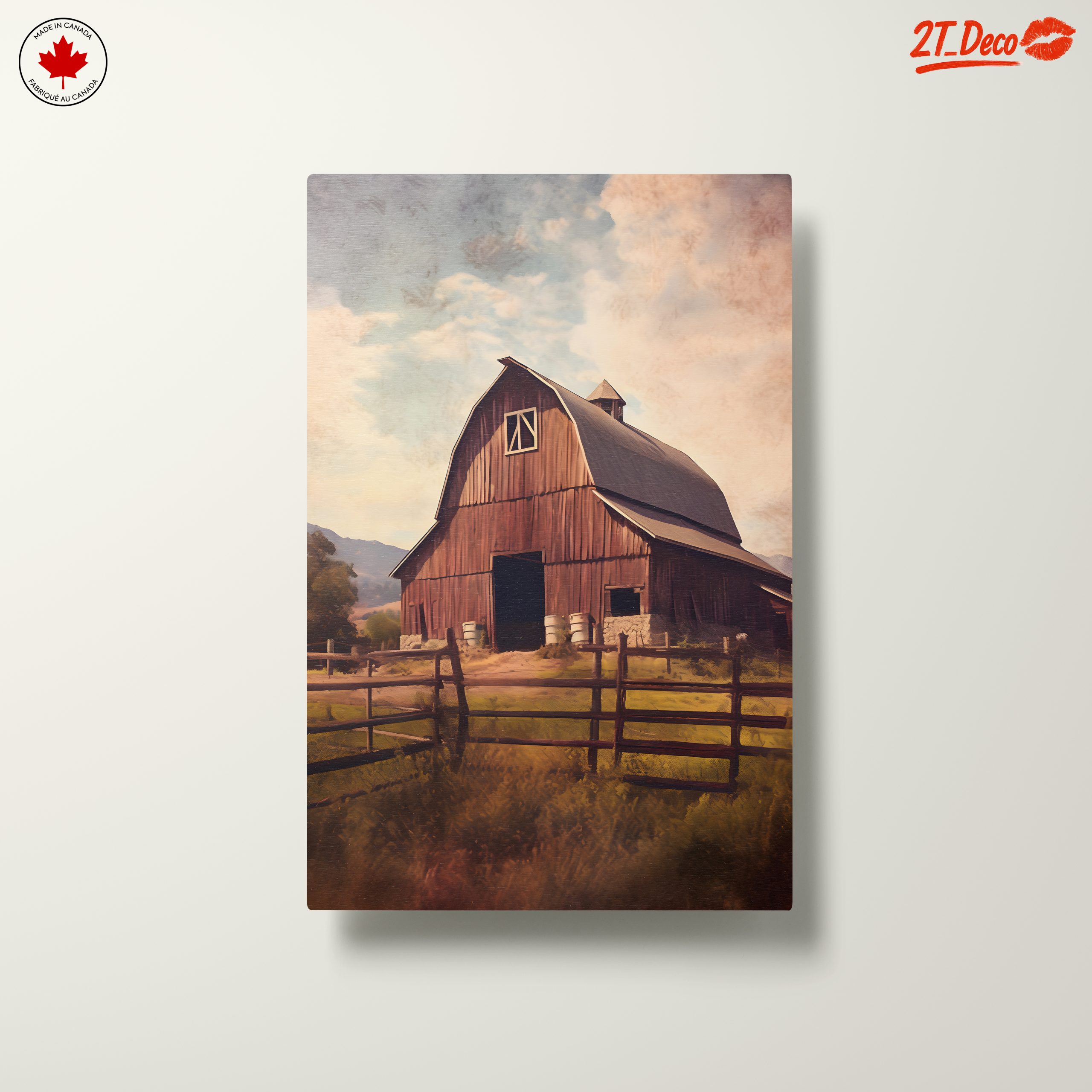 Rustic Barn in Serene Landscape - Image 10