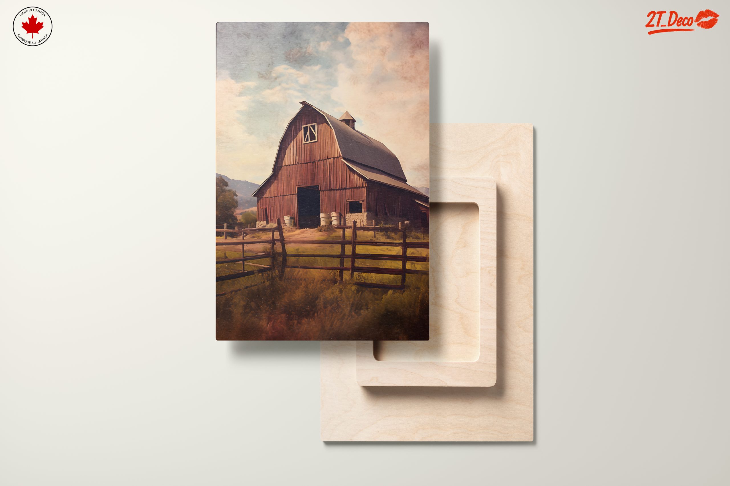 Rustic Barn in Serene Landscape - Image 11