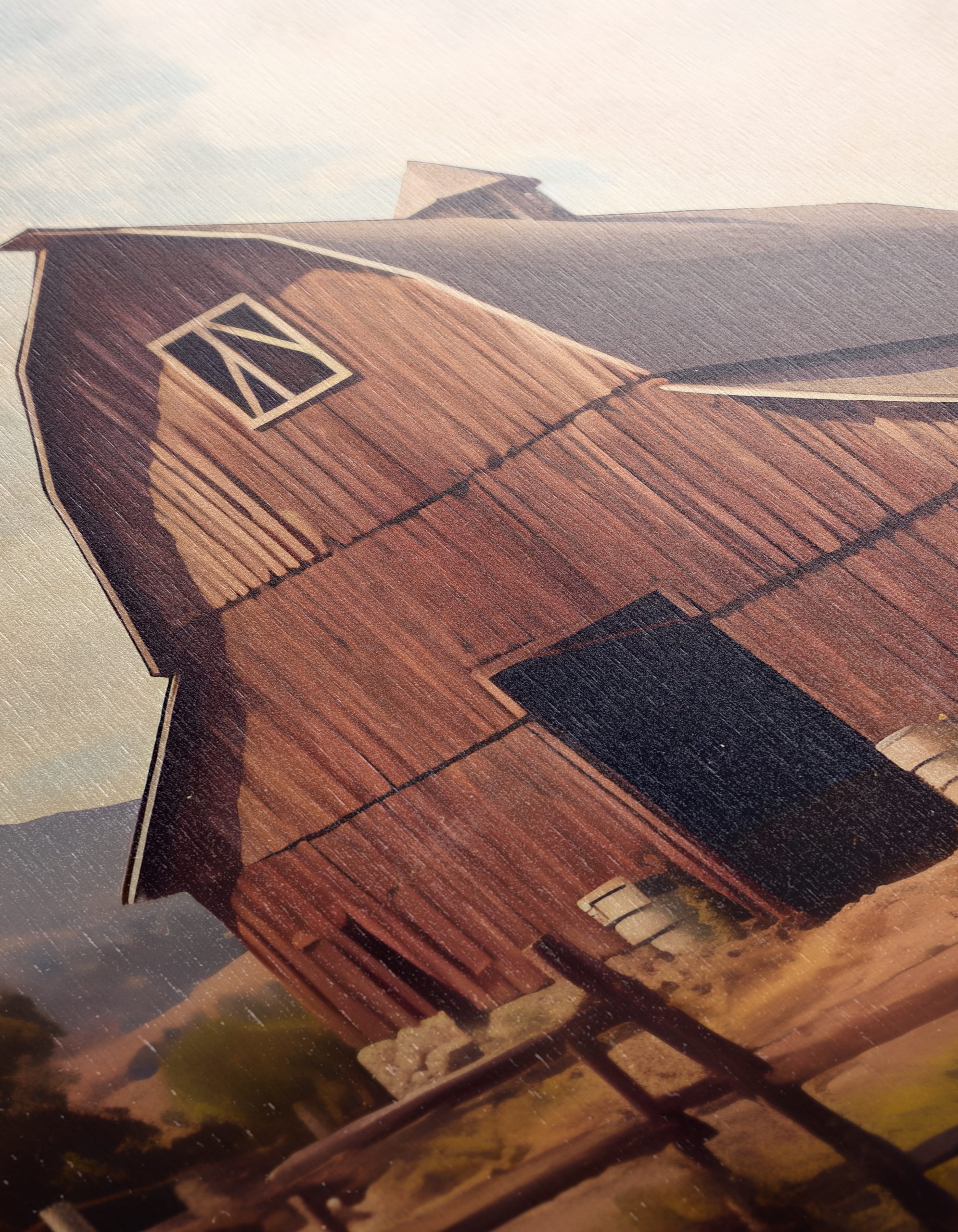 Rustic Barn in Serene Landscape - Image 12
