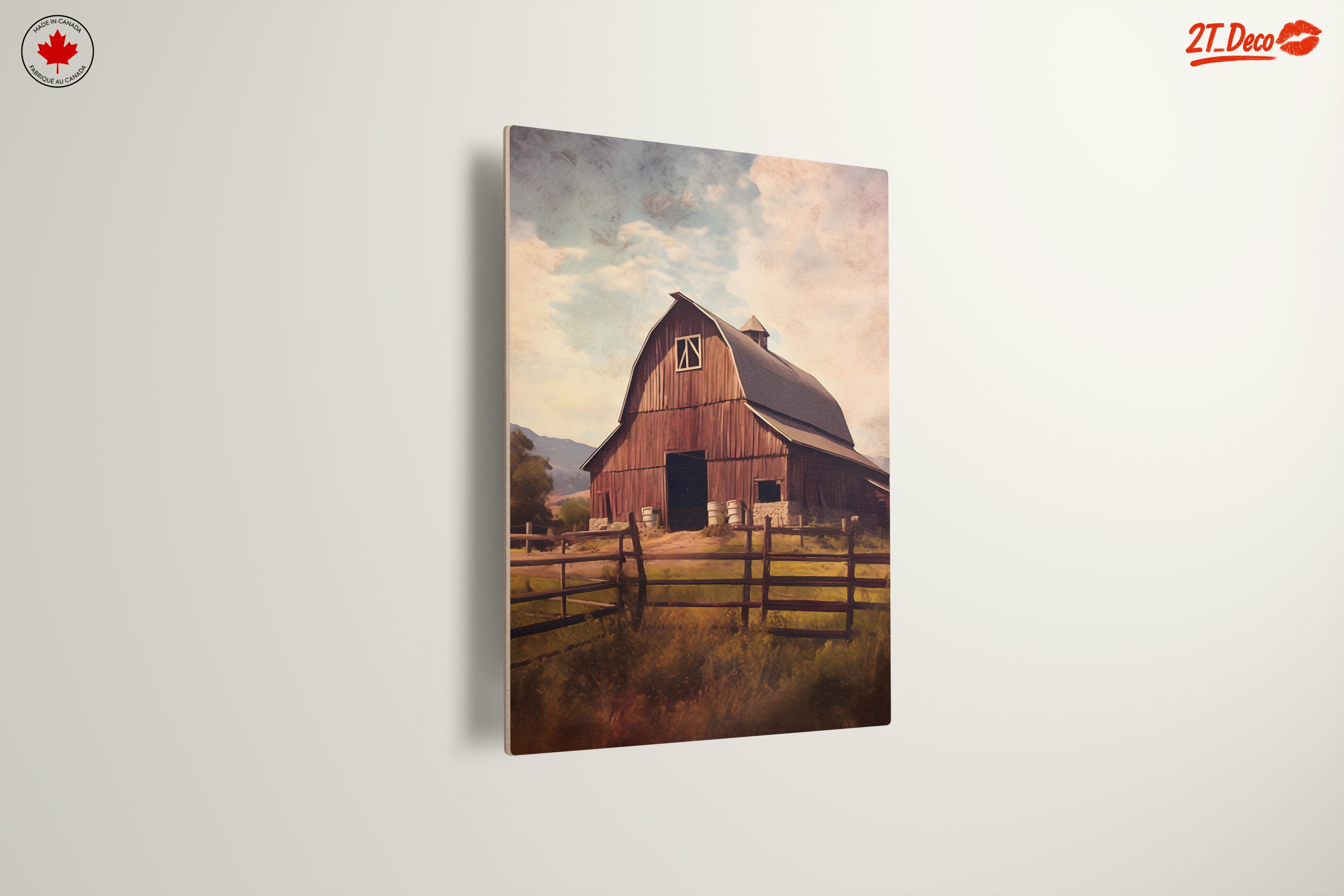 Rustic Barn in Serene Landscape - Image 13
