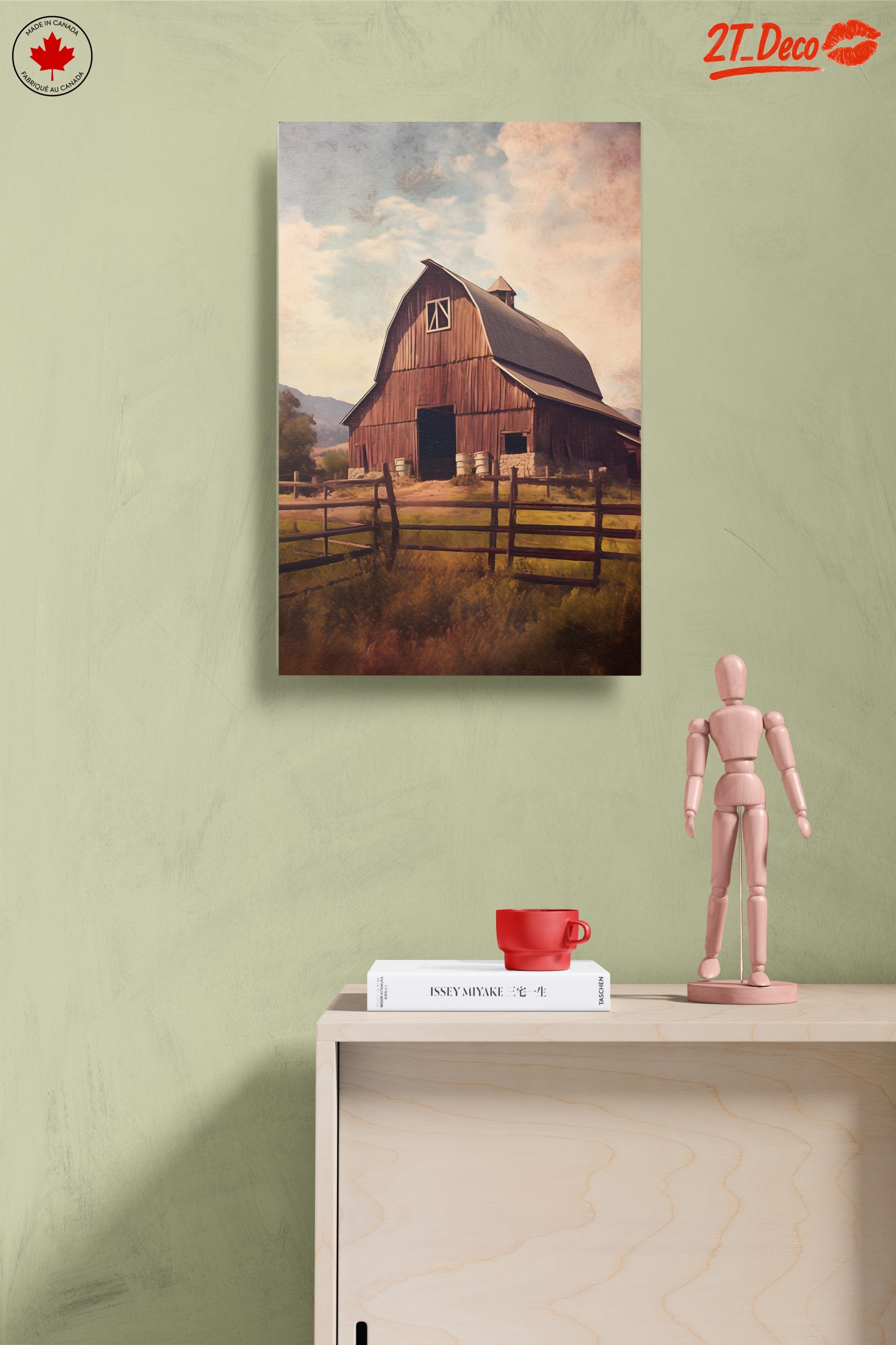 Rustic Barn in Serene Landscape - Image 14
