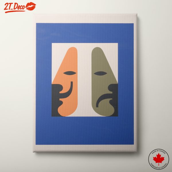 Bold Abstract Faces Art