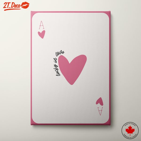 Lucky In Love Playing Card Art