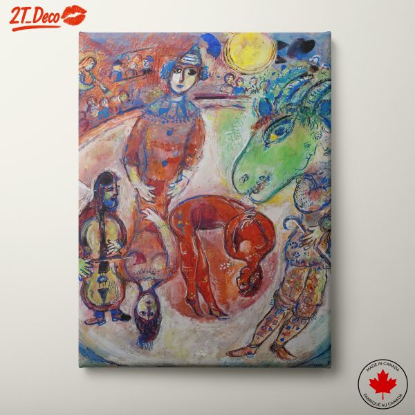 Vibrant Contemporary Circus Figure Art
