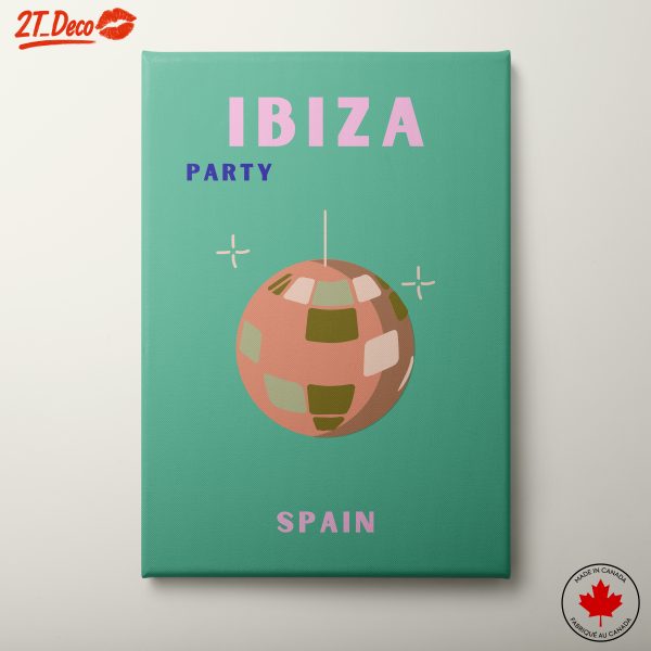 Ibiza Party Aesthetic Poster