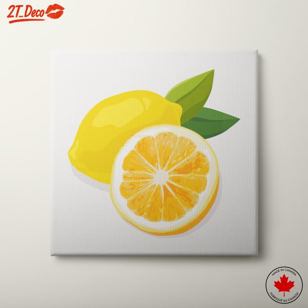 Lemon Abstract Food Art