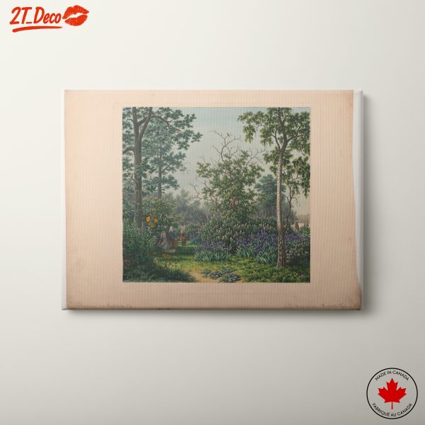 Serene Floral Garden Landscape