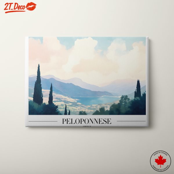 Peloponnese Landscape Art from Greece