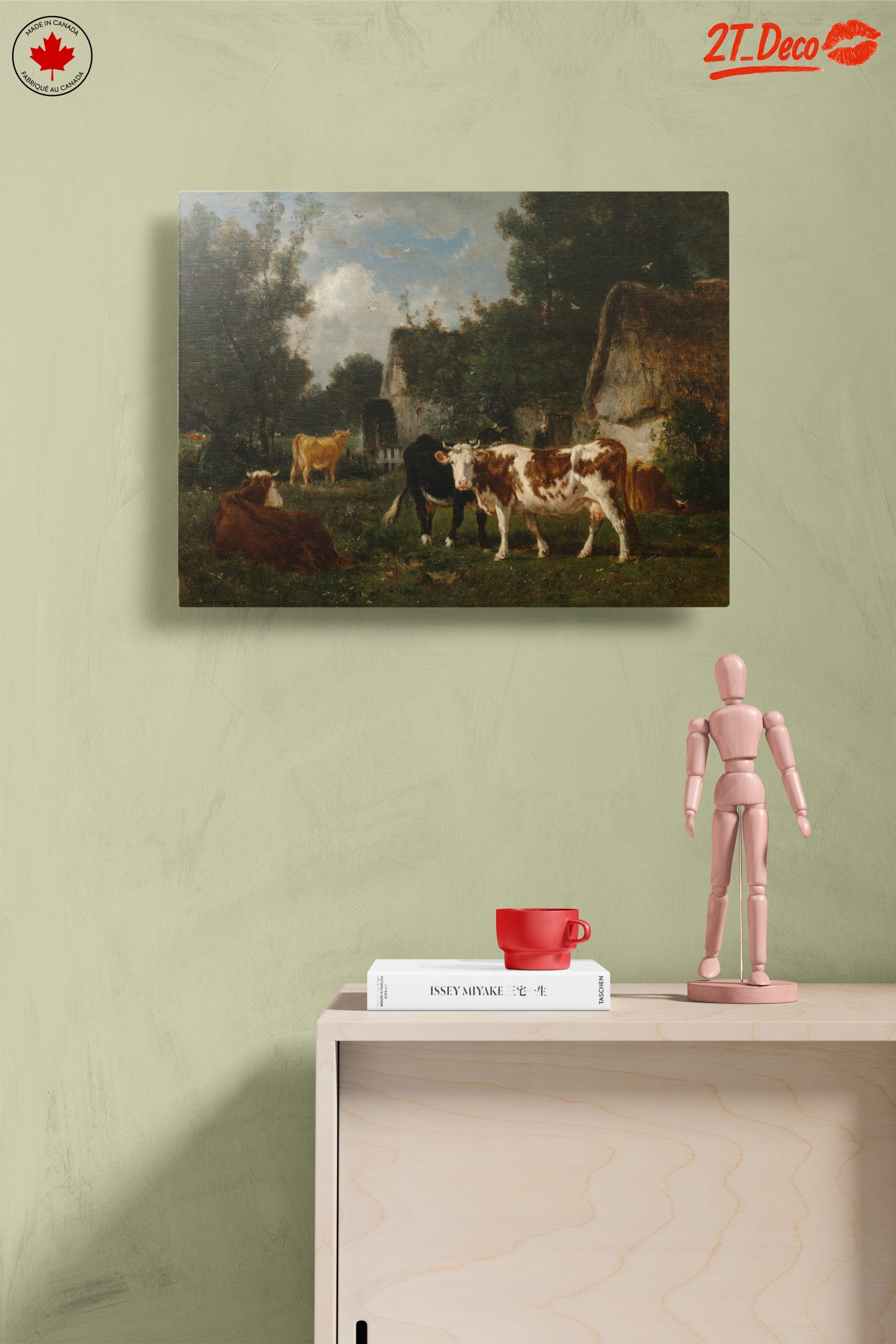 Picturesque Farm Scene with Cows - Image 14