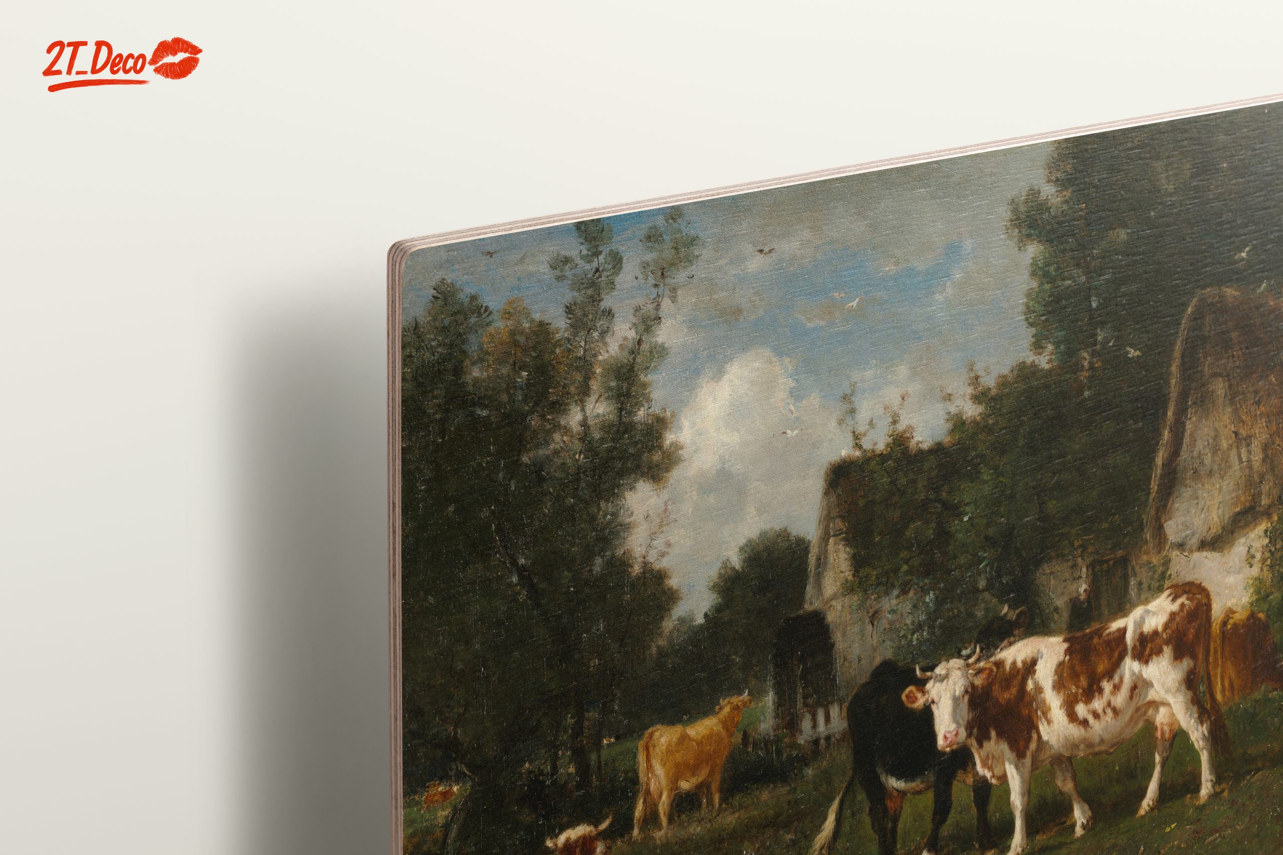 Picturesque Farm Scene with Cows - Image 15