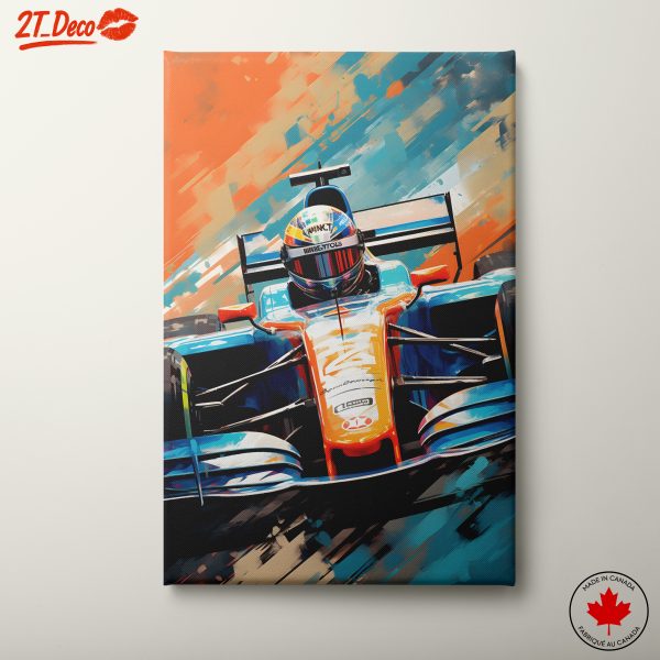 Vibrant Formula 1 Racing Art