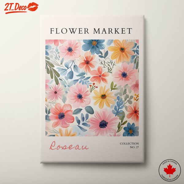 Flower Market Floral Artwork 4