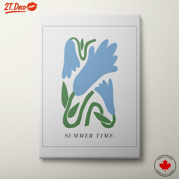Stylized Floral Design for Summer