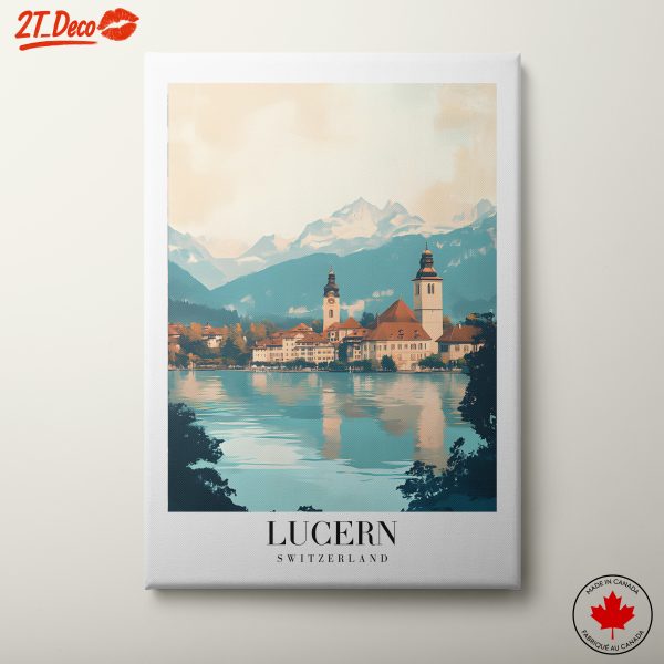Lucerne Landscape Art Featuring Mountains