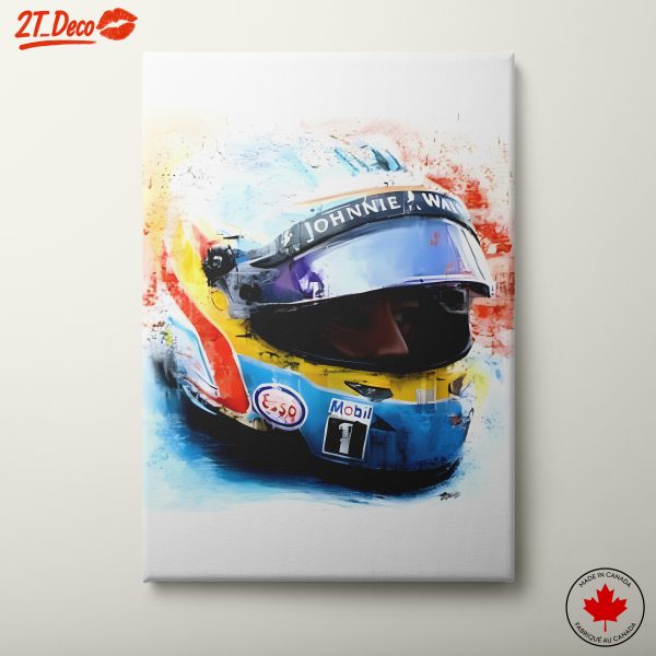 Vibrant Dynamic Motorsport Artwork