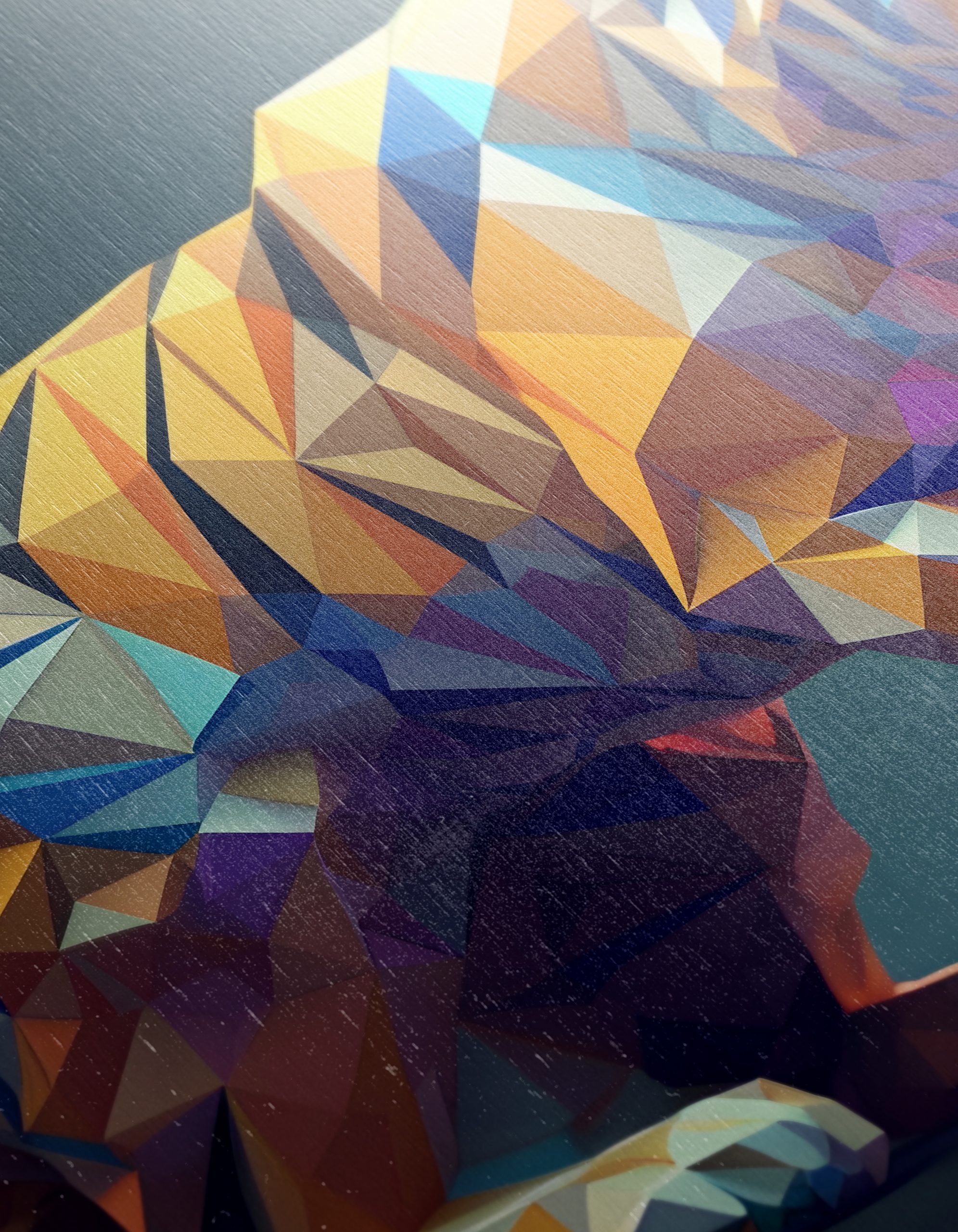 Vibrant Geometric Tiger Artwork - Image 12