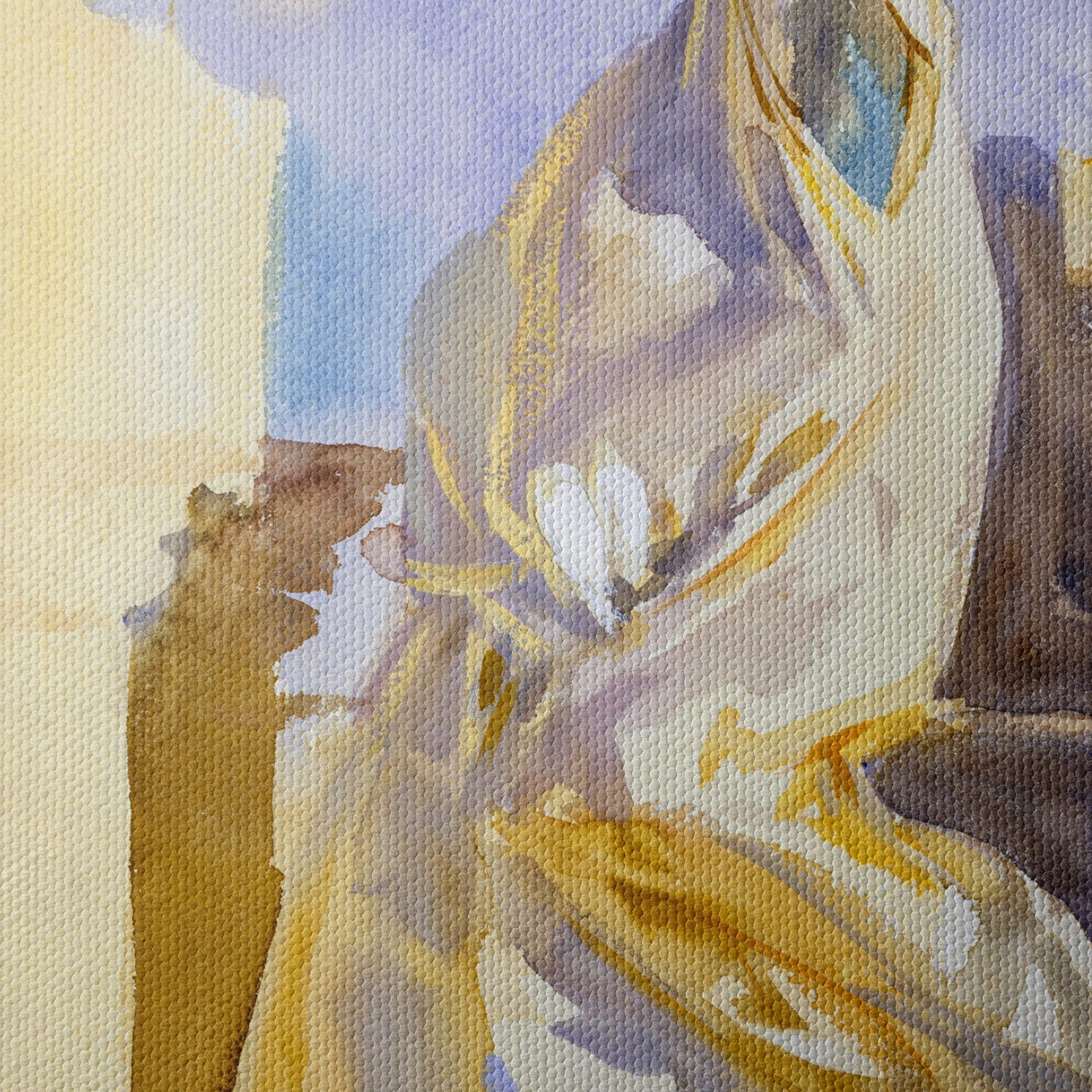 Modern Portrait Featuring Draped Figure - Image 4