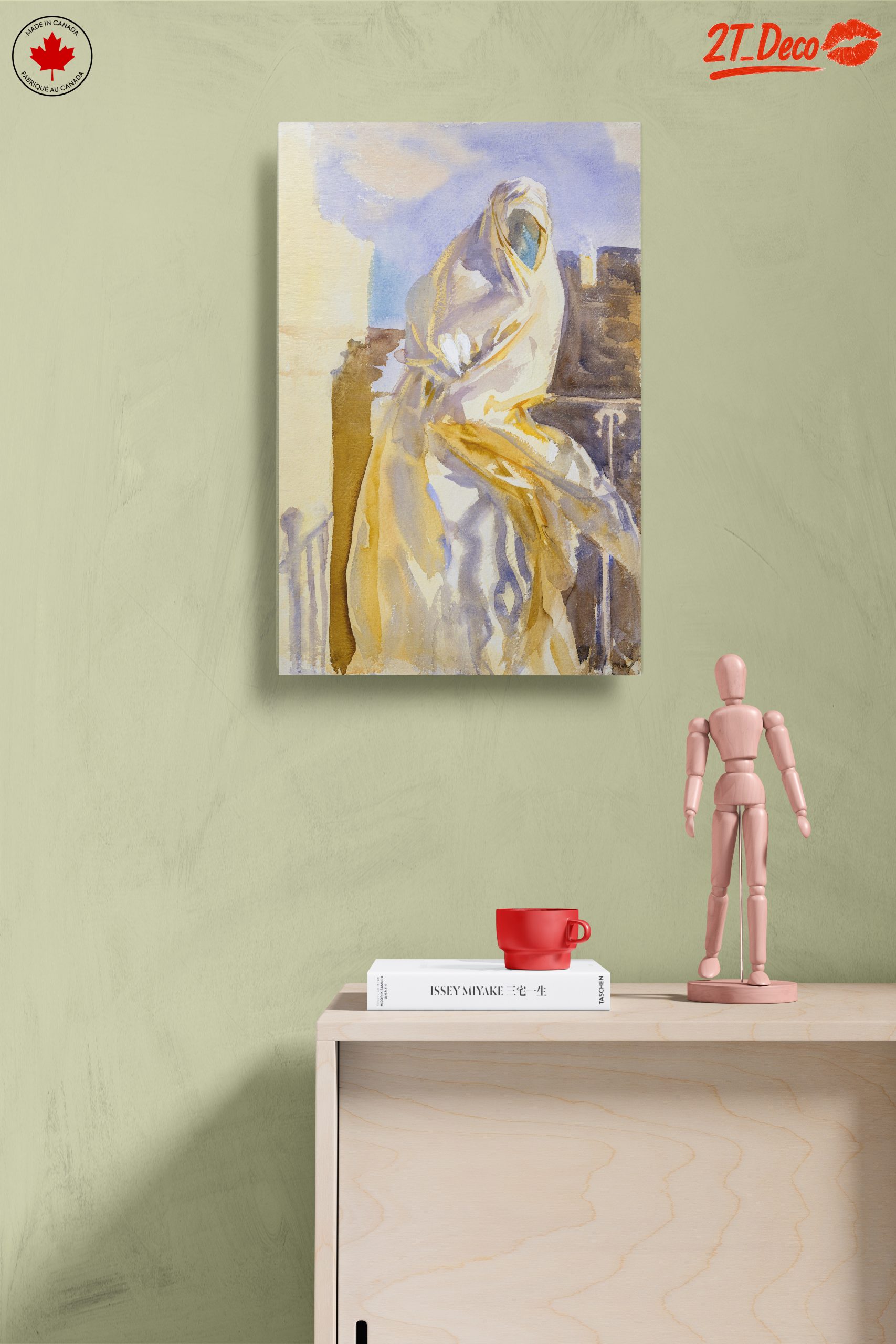 Modern Portrait Featuring Draped Figure - Image 14