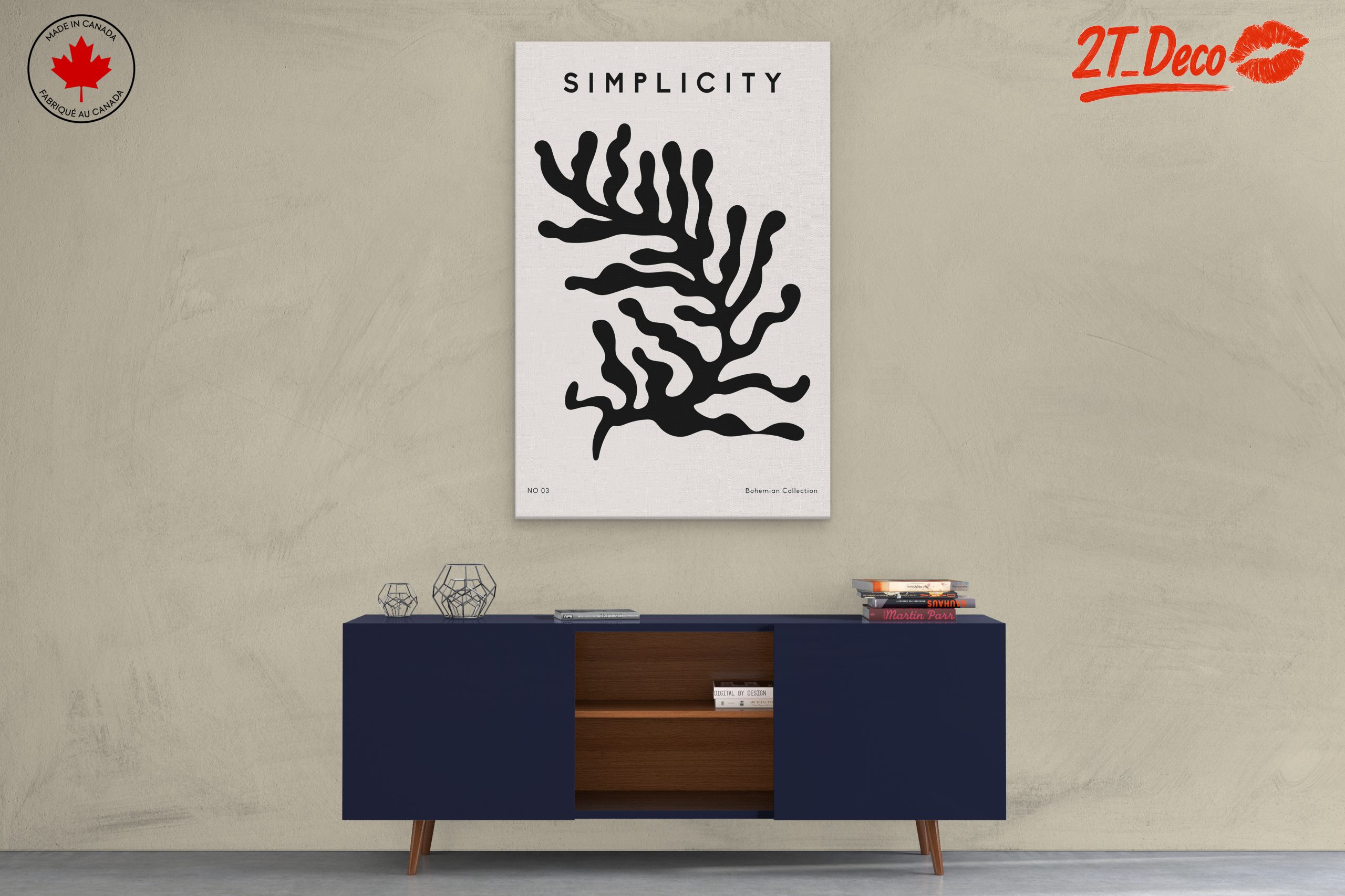 Minimalist Abstract Coral Design - Image 3