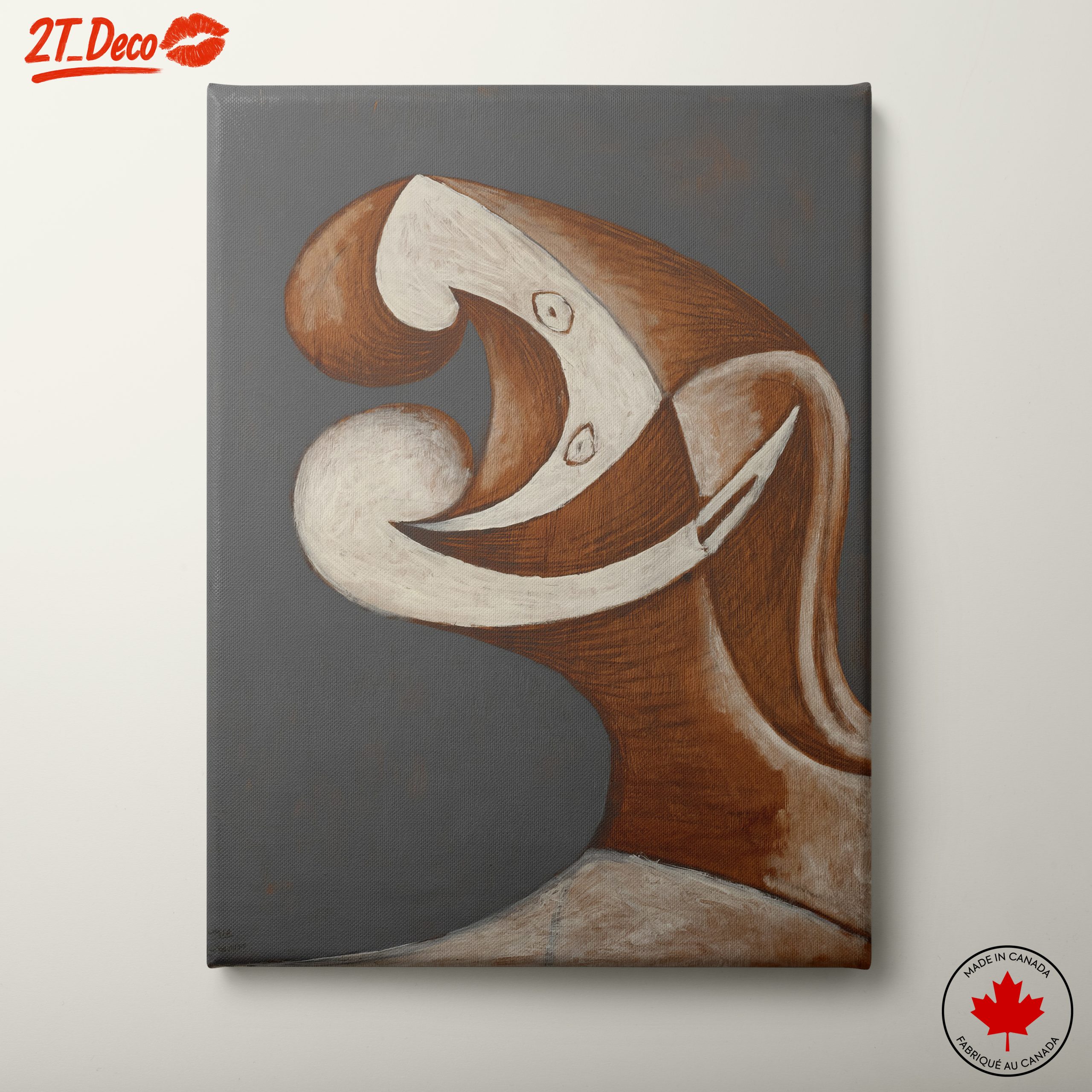 Stylized Abstract Figure Artwork 3