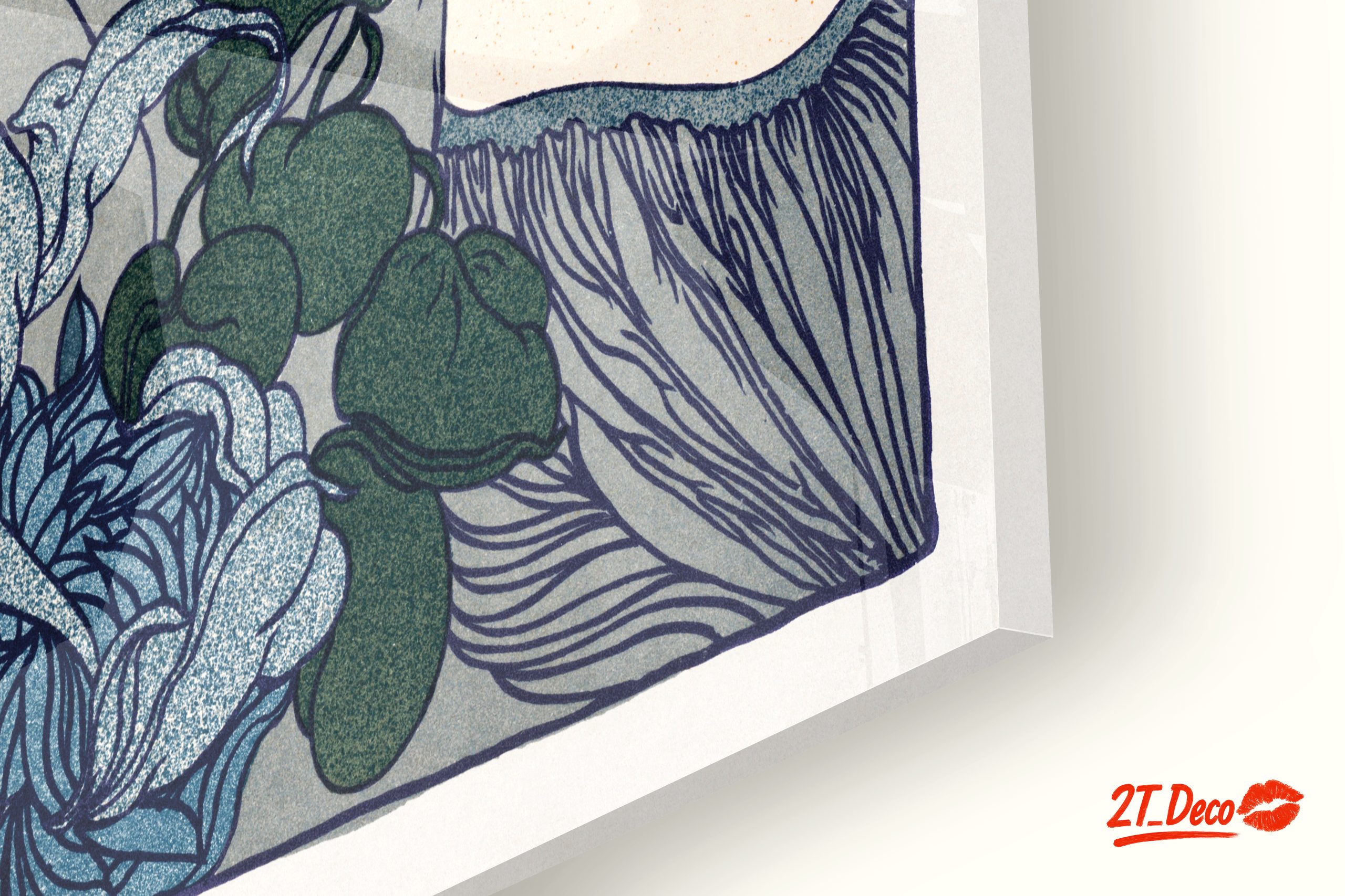 Stylized Contemporary Portrait with Floral Elements 2 - Image 9