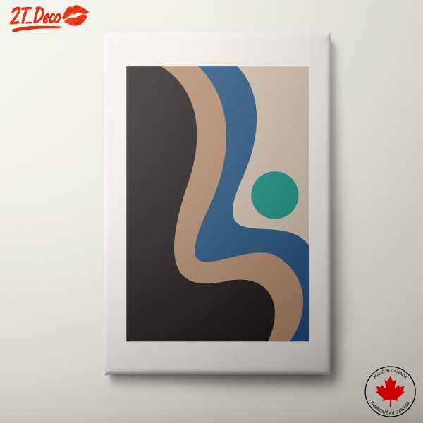 Modern Abstract Shapes and Palette