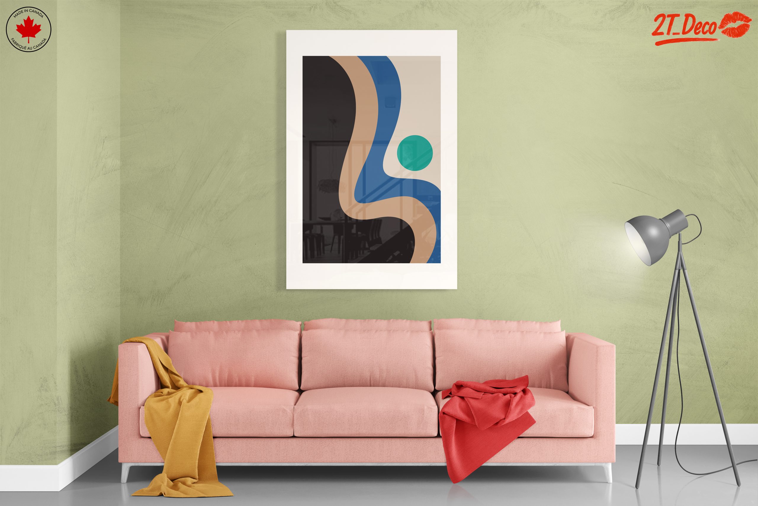 Modern Abstract Shapes and Palette - Image 7