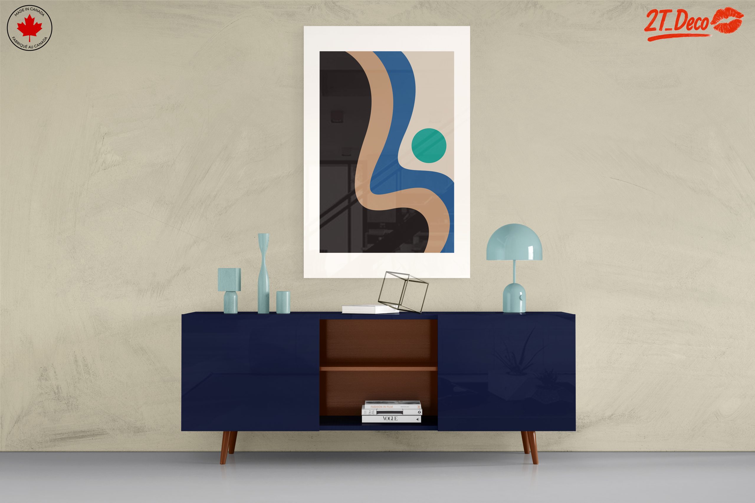 Modern Abstract Shapes and Palette - Image 8