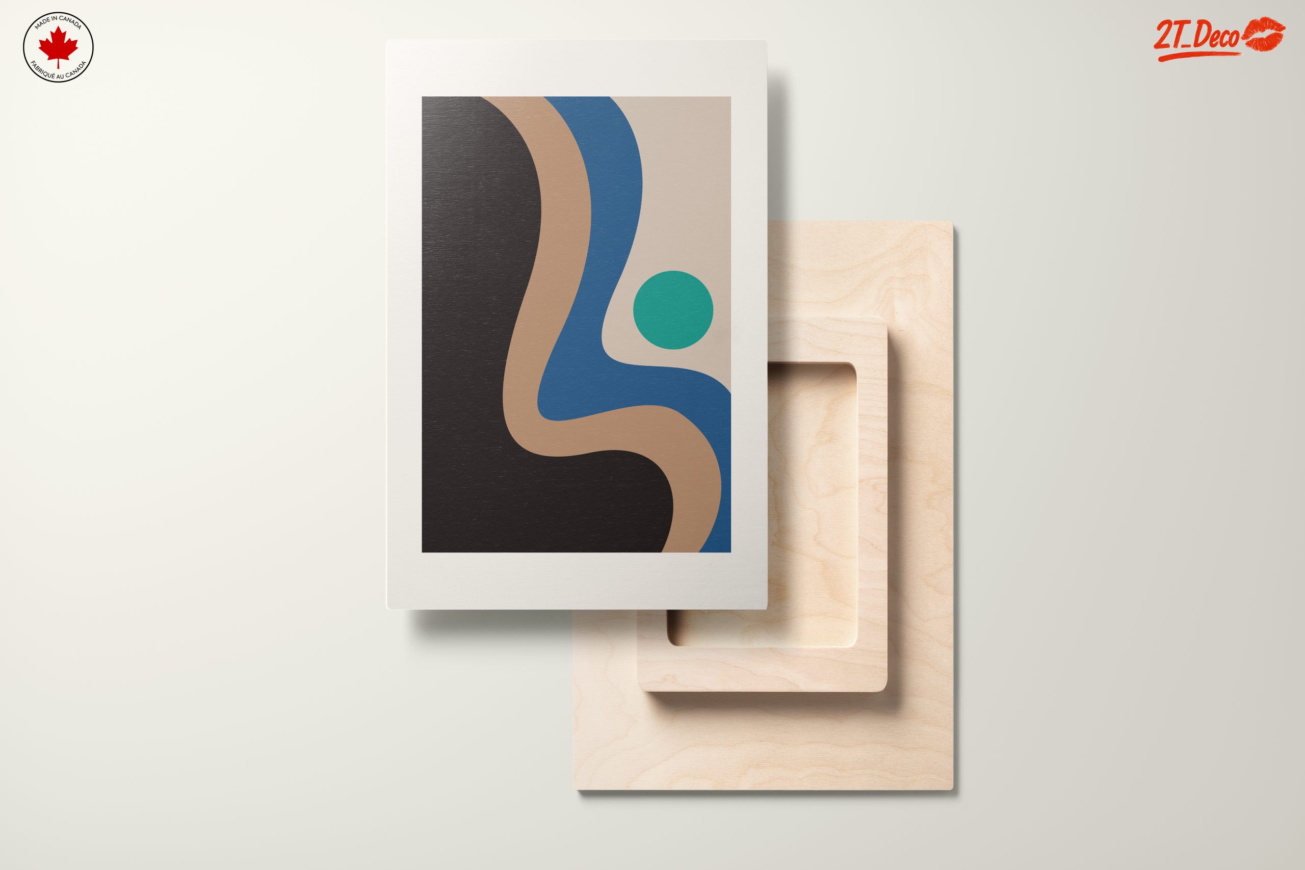 Modern Abstract Shapes and Palette - Image 11