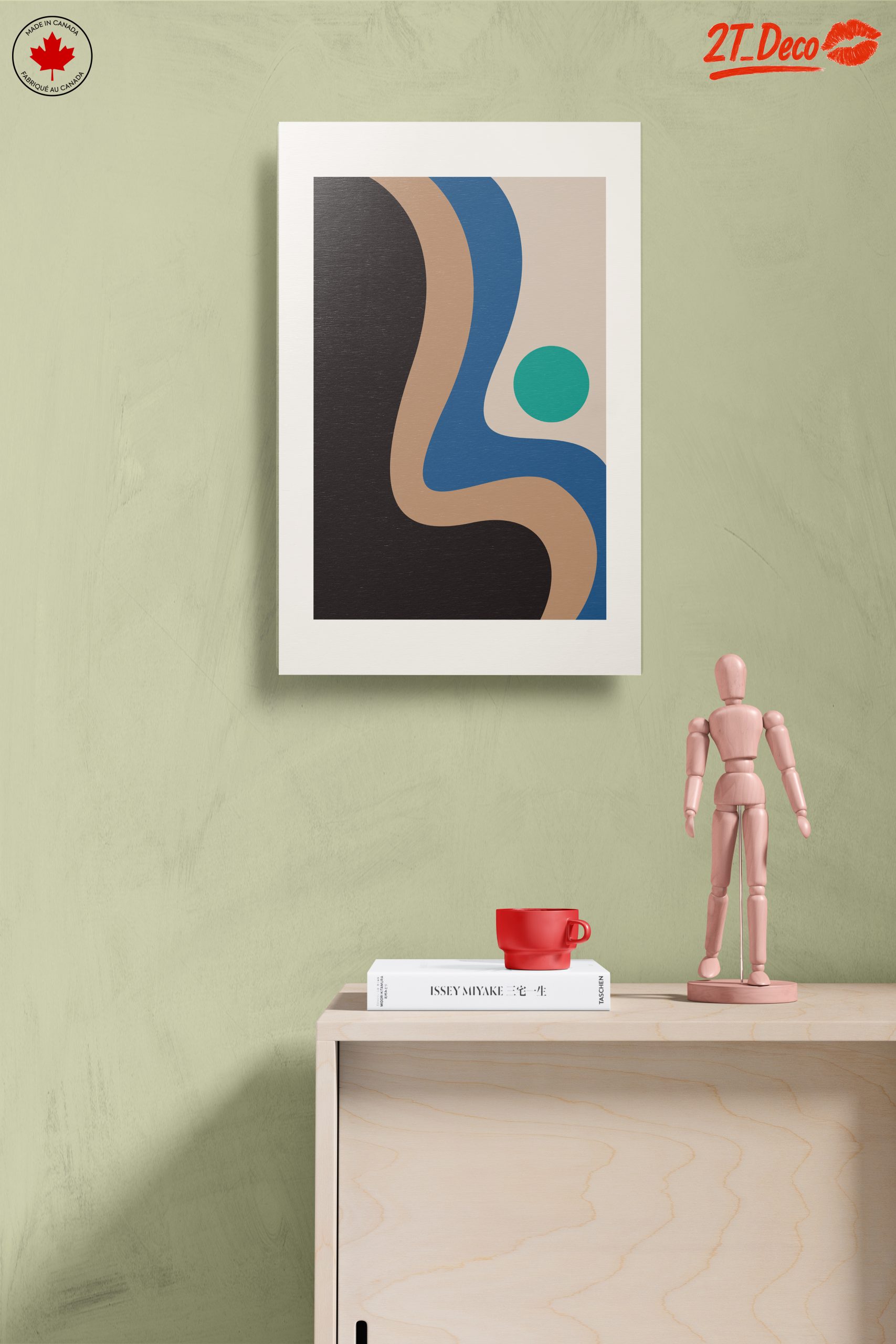 Modern Abstract Shapes and Palette - Image 14