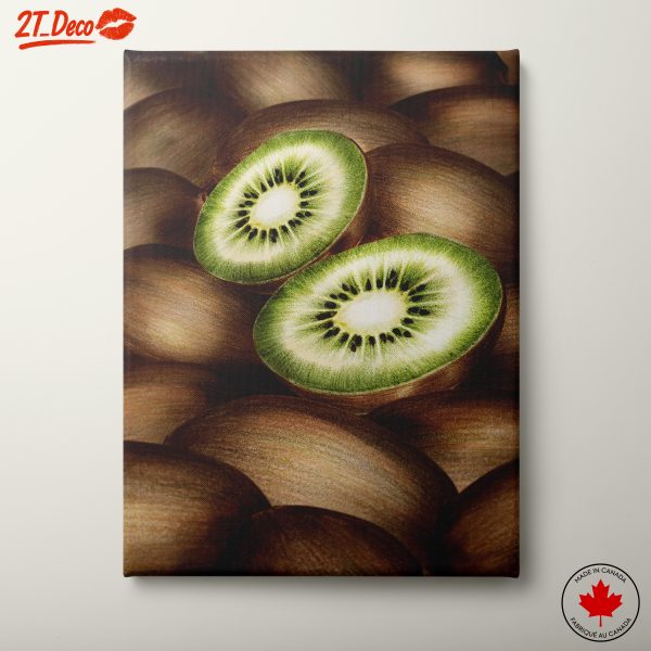 Stylized Kiwi Fruit Composition