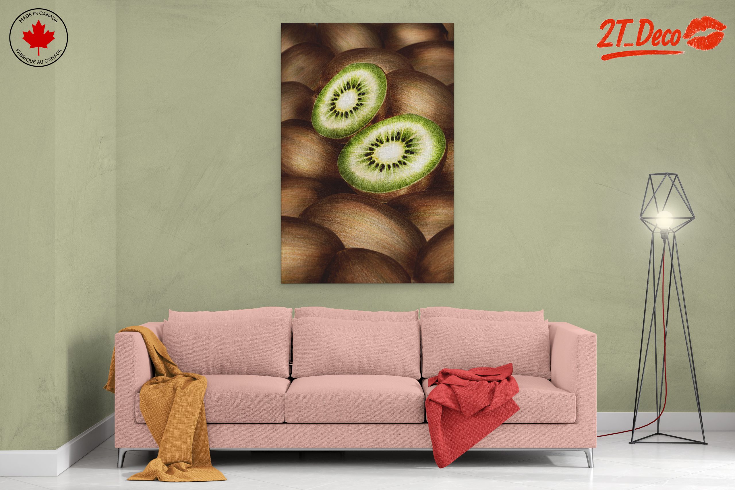 Stylized Kiwi Fruit Composition - Image 2