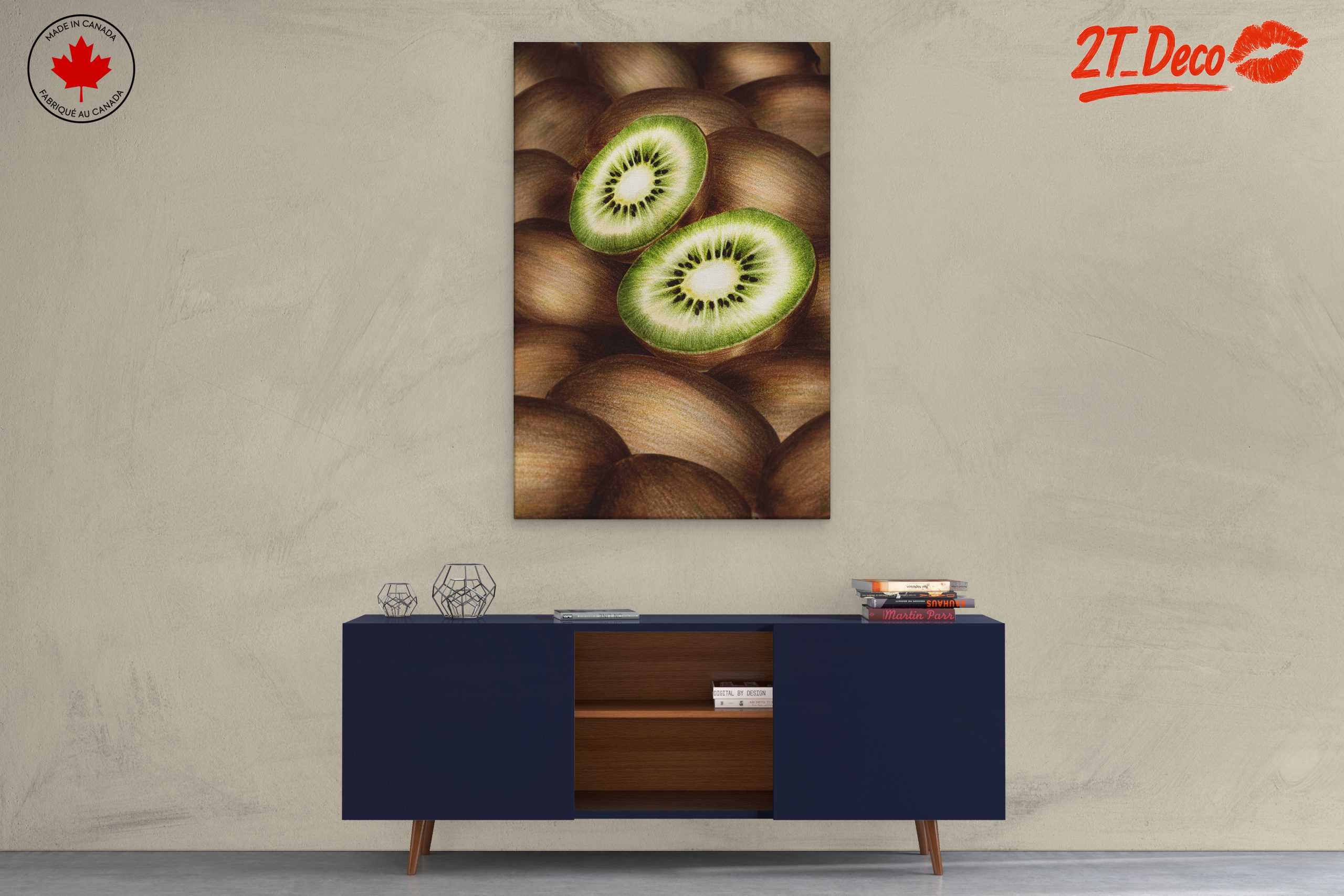 Stylized Kiwi Fruit Composition - Image 3