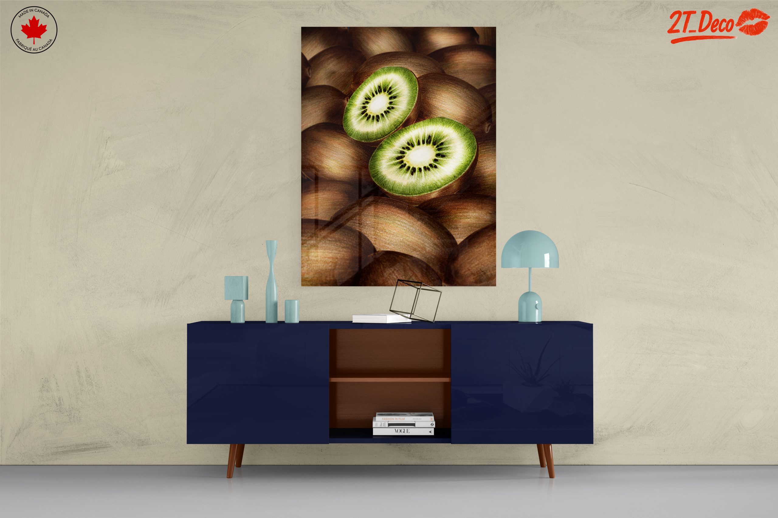 Stylized Kiwi Fruit Composition - Image 8