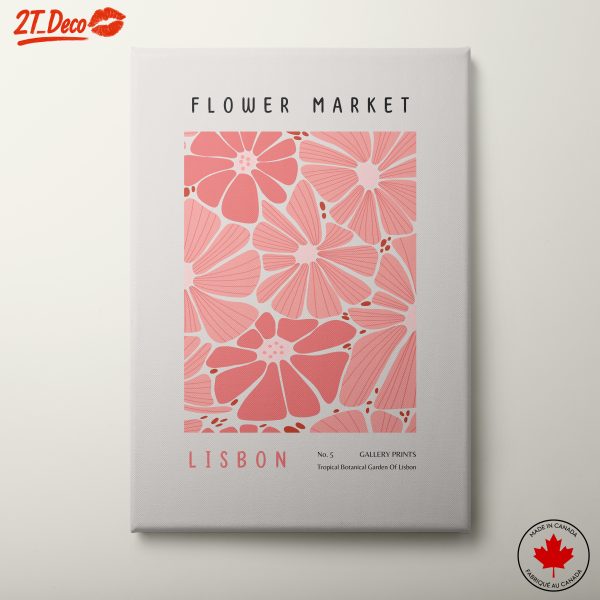 Flower Market Artwork Inspired by Lisbon 2