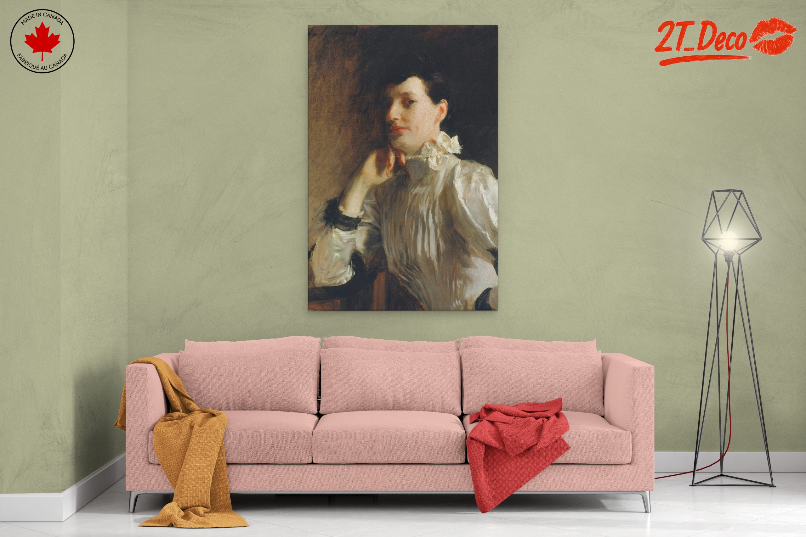 Expressive Modern Artistic Portrait of a Woman - Image 2