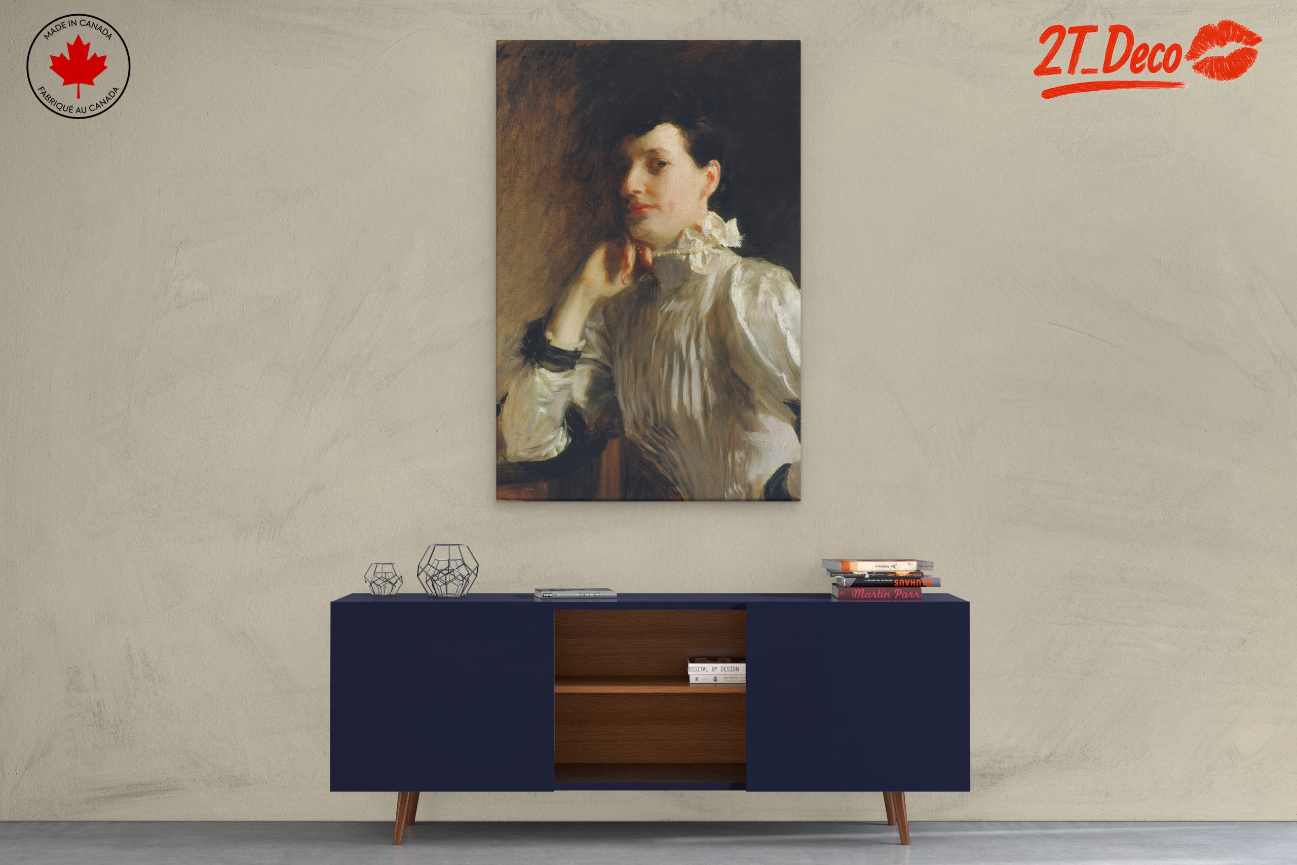 Expressive Modern Artistic Portrait of a Woman - Image 3