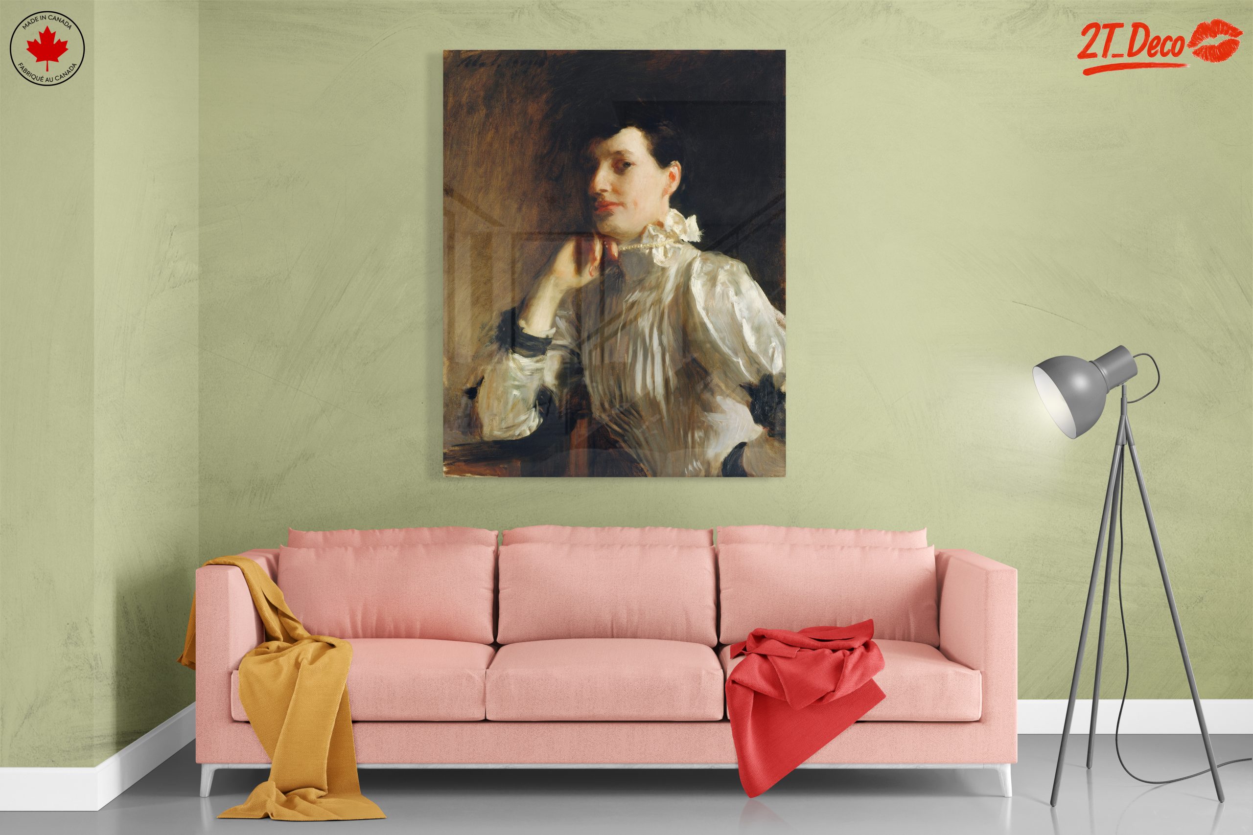 Expressive Modern Artistic Portrait of a Woman - Image 7
