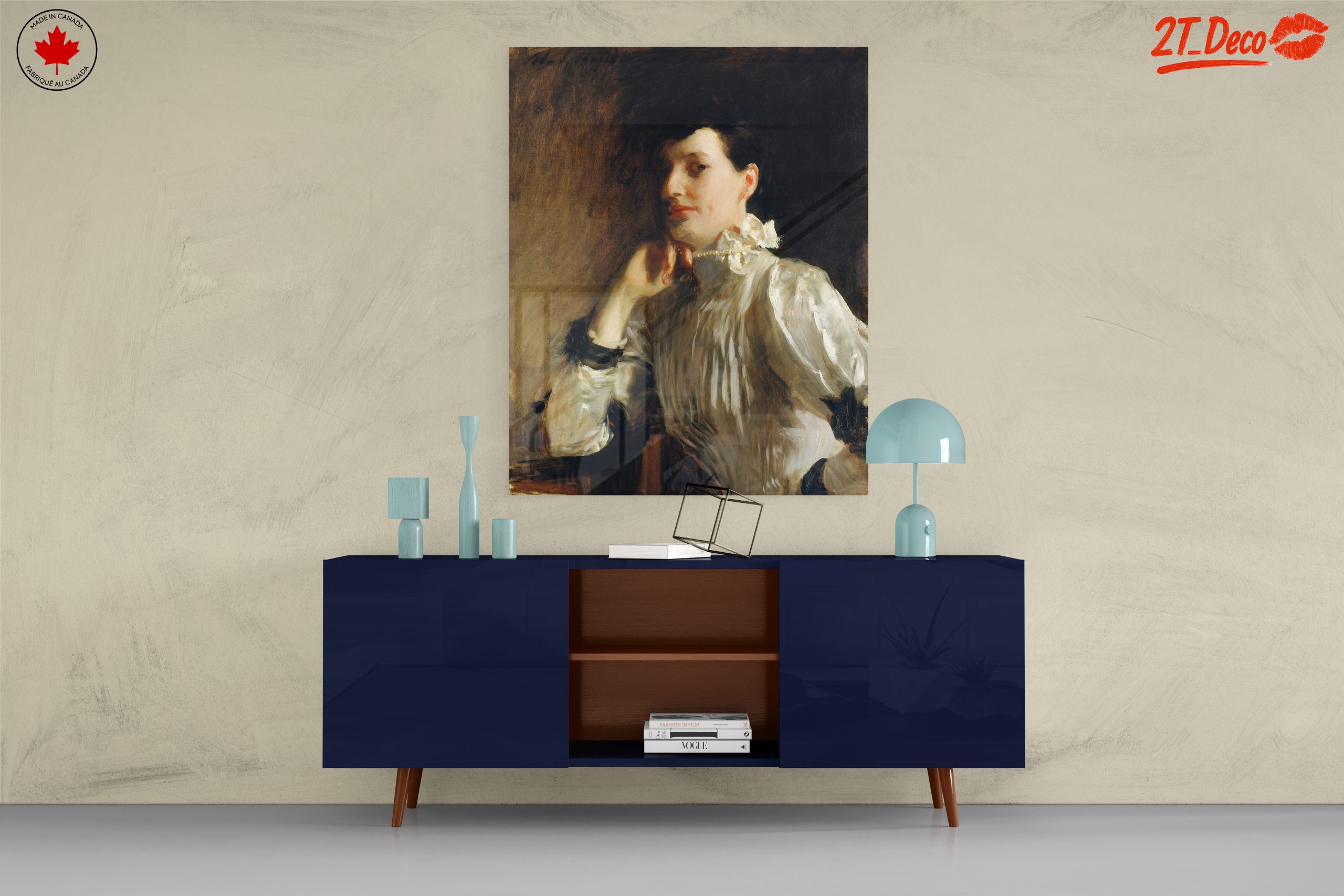 Expressive Modern Artistic Portrait of a Woman - Image 8