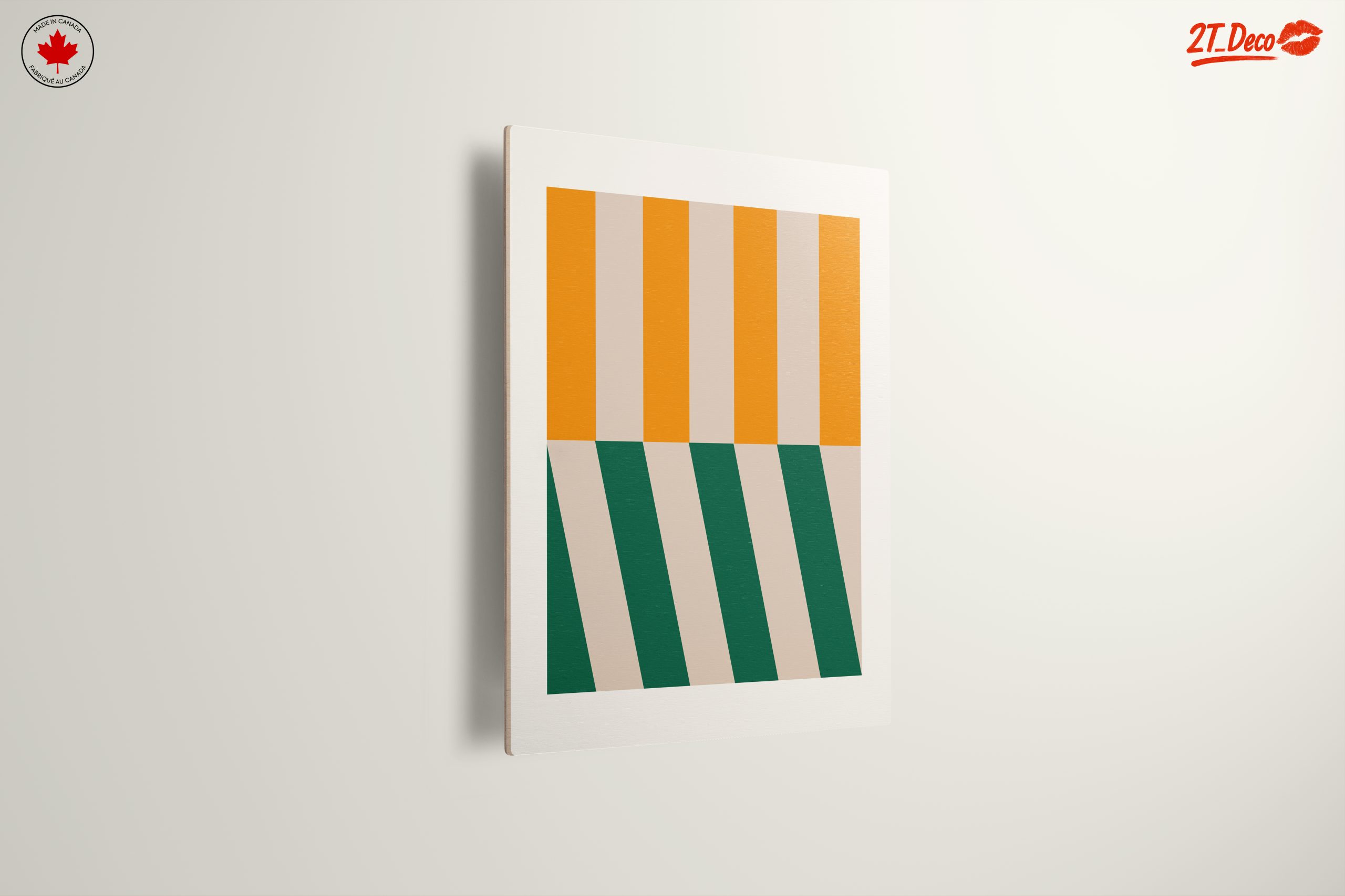 Colorful Abstract Interior Art with Bold Shapes - Image 13