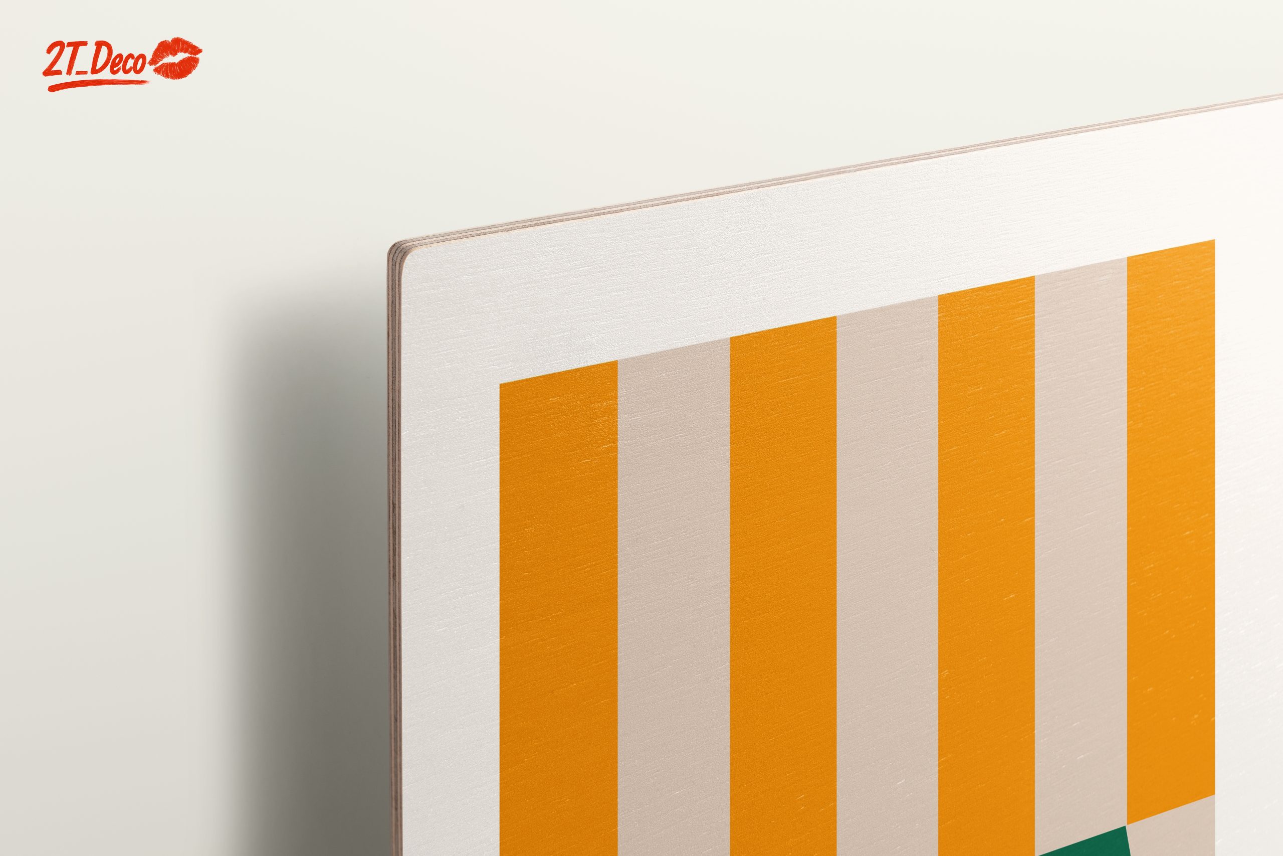 Colorful Abstract Interior Art with Bold Shapes - Image 15