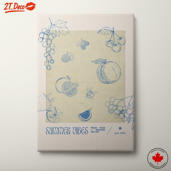 Summer Vibes with Fresh Fruit Illustrations