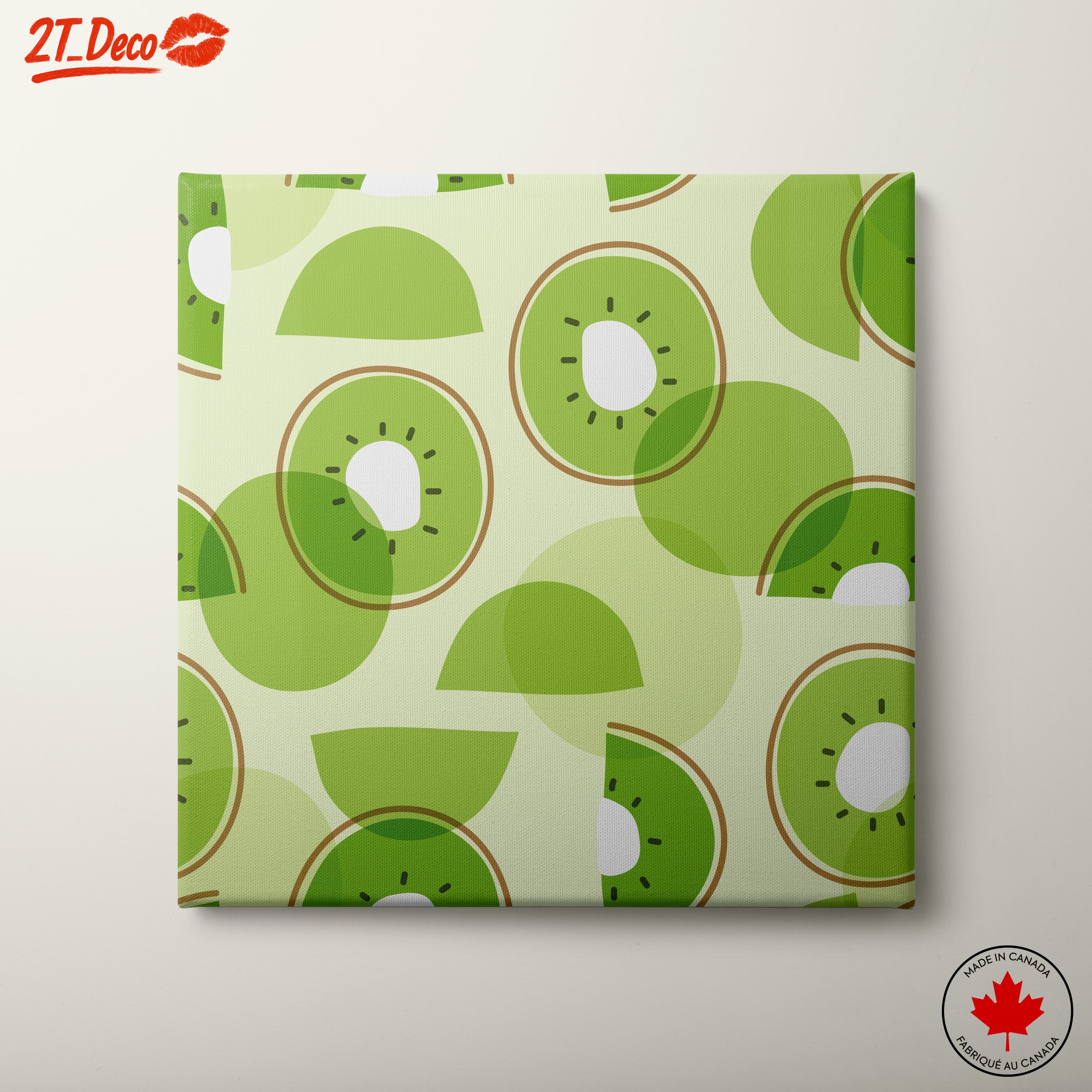 Abstract Kiwi Fruit Design