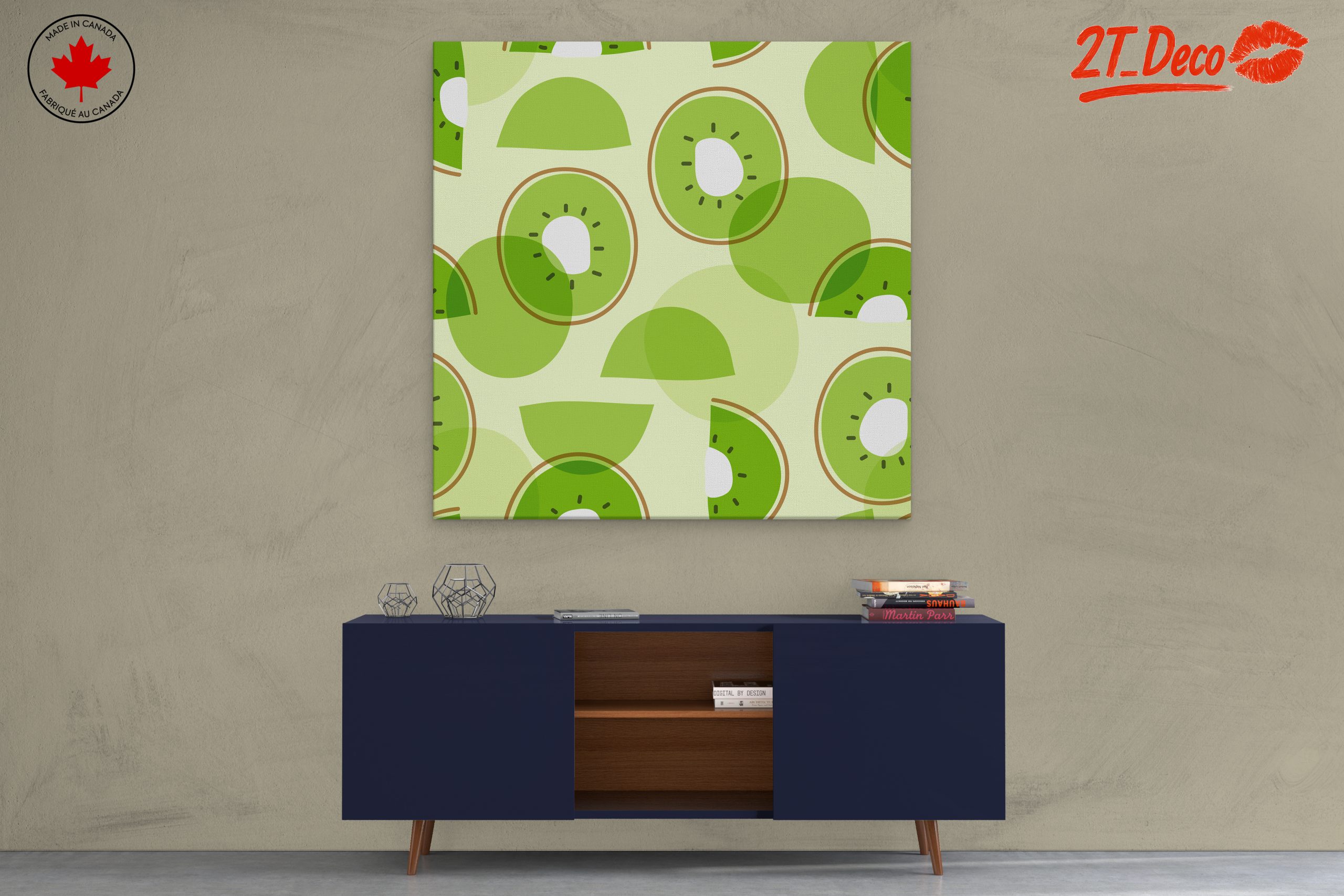 Abstract Kiwi Fruit Design - Image 3